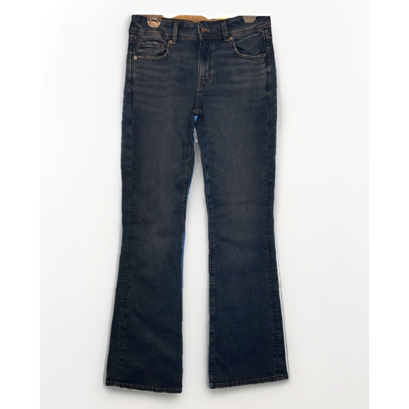 American Eagle Outfitters American Eagle Outfitters Kick Boot Jeans Women 8 Regular 30x32 Stretch Blue Coin Pockets Zipper Modern Size 30" / US 8 / IT 44 - 7 Thumbnail