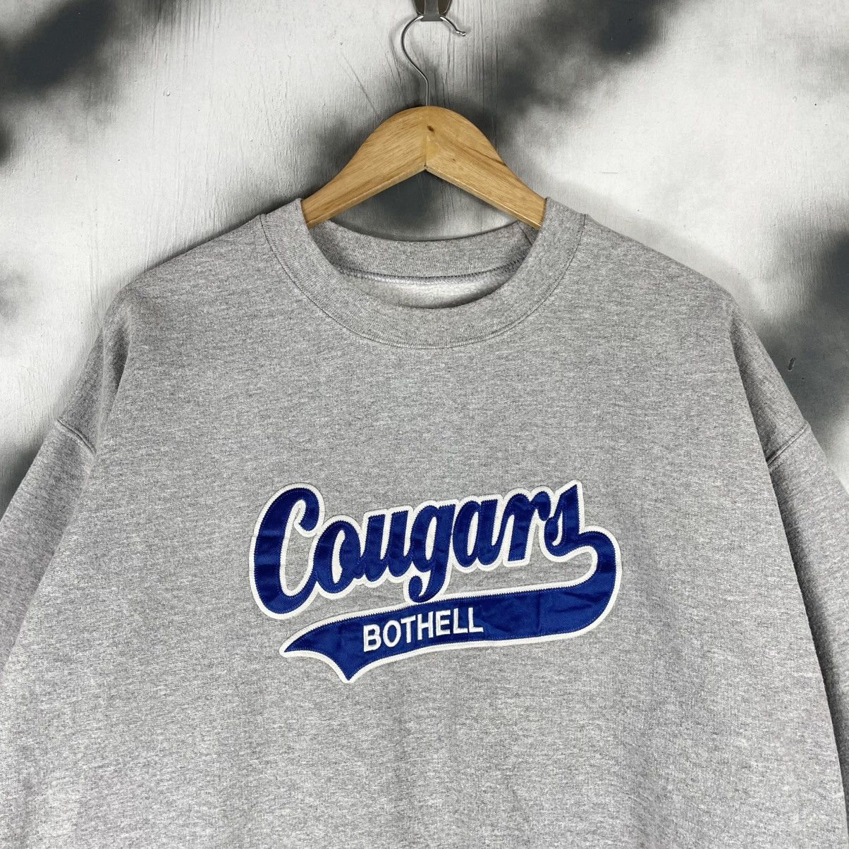 Vintage Vintage Cougars Bothell Embroided Big Logo Sweatshirt Size US L / EU 52-54 / 3 - 2 Thumbnail