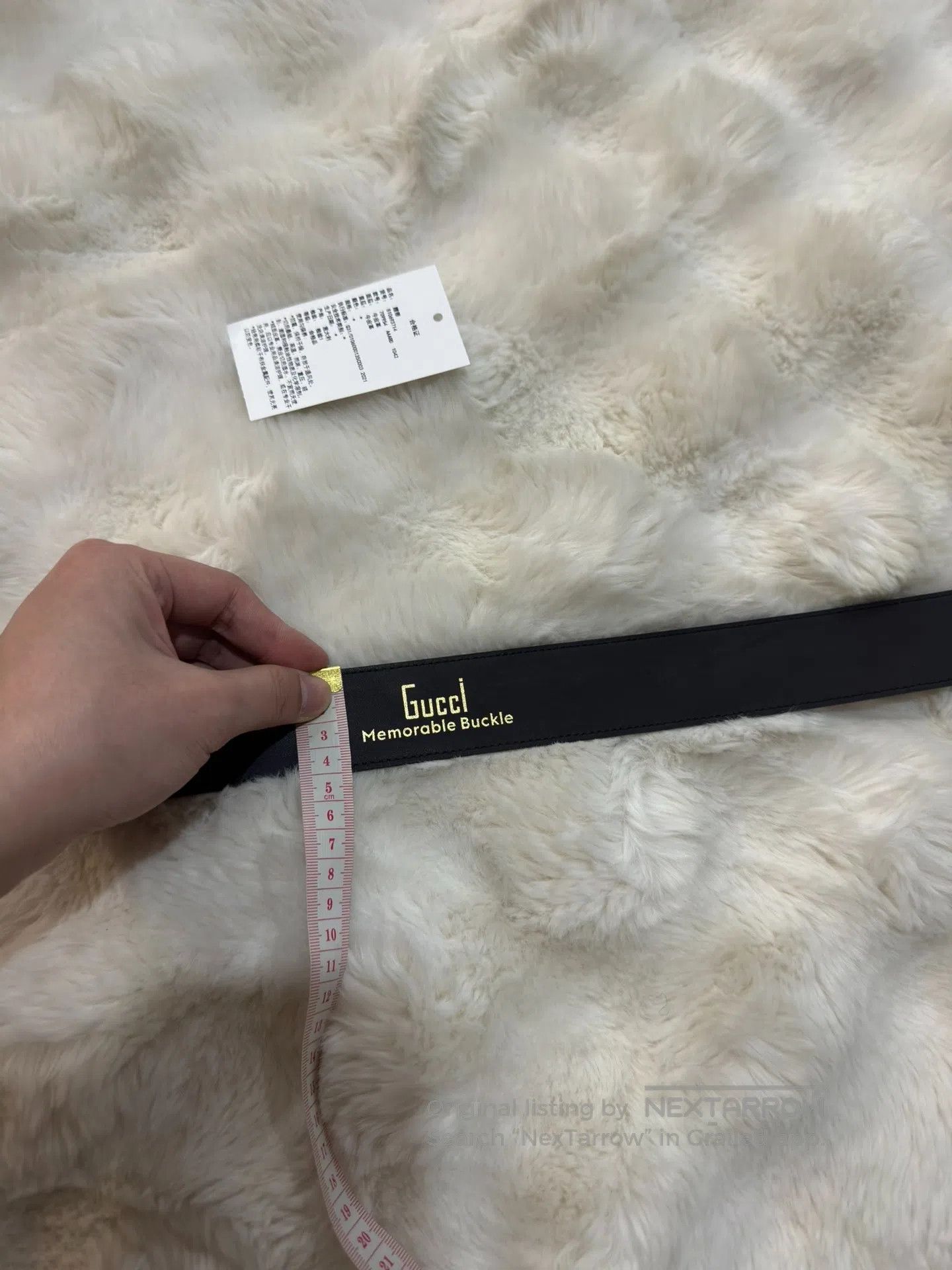 Gucci Guicci Polka Dot Gold Buckle Belt| Size ONE SIZE - 7 Thumbnail