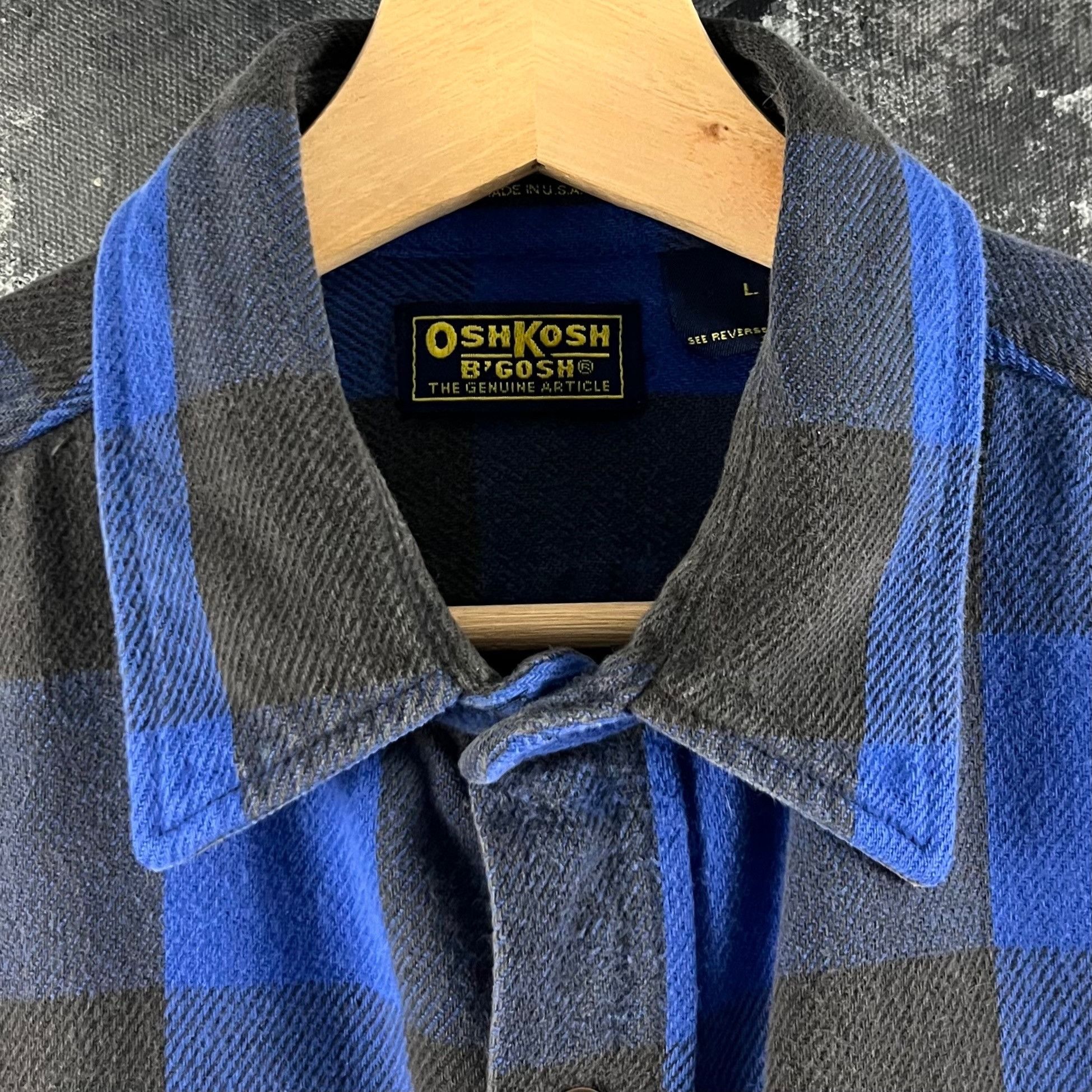 Oshkosh × Vintage Vintage 90’s Oshkosh flannel Size US L / EU 52-54 / 3 - 3 Thumbnail