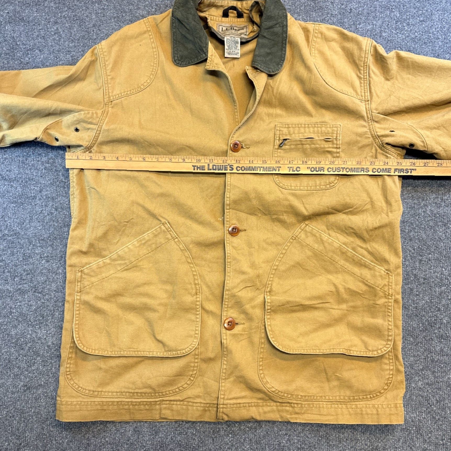 Vintage VINTAGE LL Bean Since 1912 Jacket Chore Canvas Mens Brown Style JX74 Button Out Size XL Overcoat Size US XL / EU 56 / 4 - 5 Thumbnail