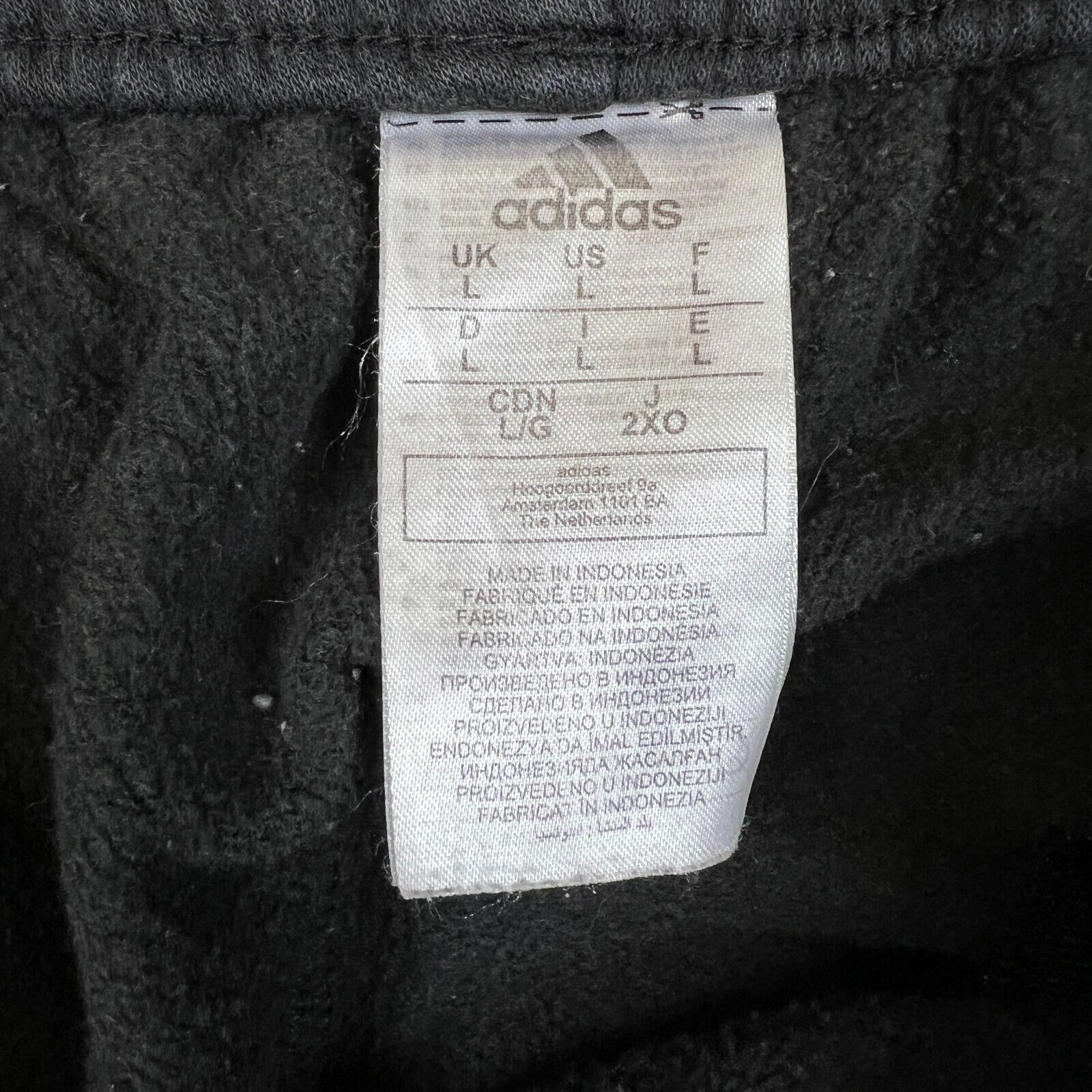 Adidas × Vintage Adidas Sweatpants Large Striped Spell Out Gym Fleece Jogger Size US 34 / EU 50 - 7 Thumbnail