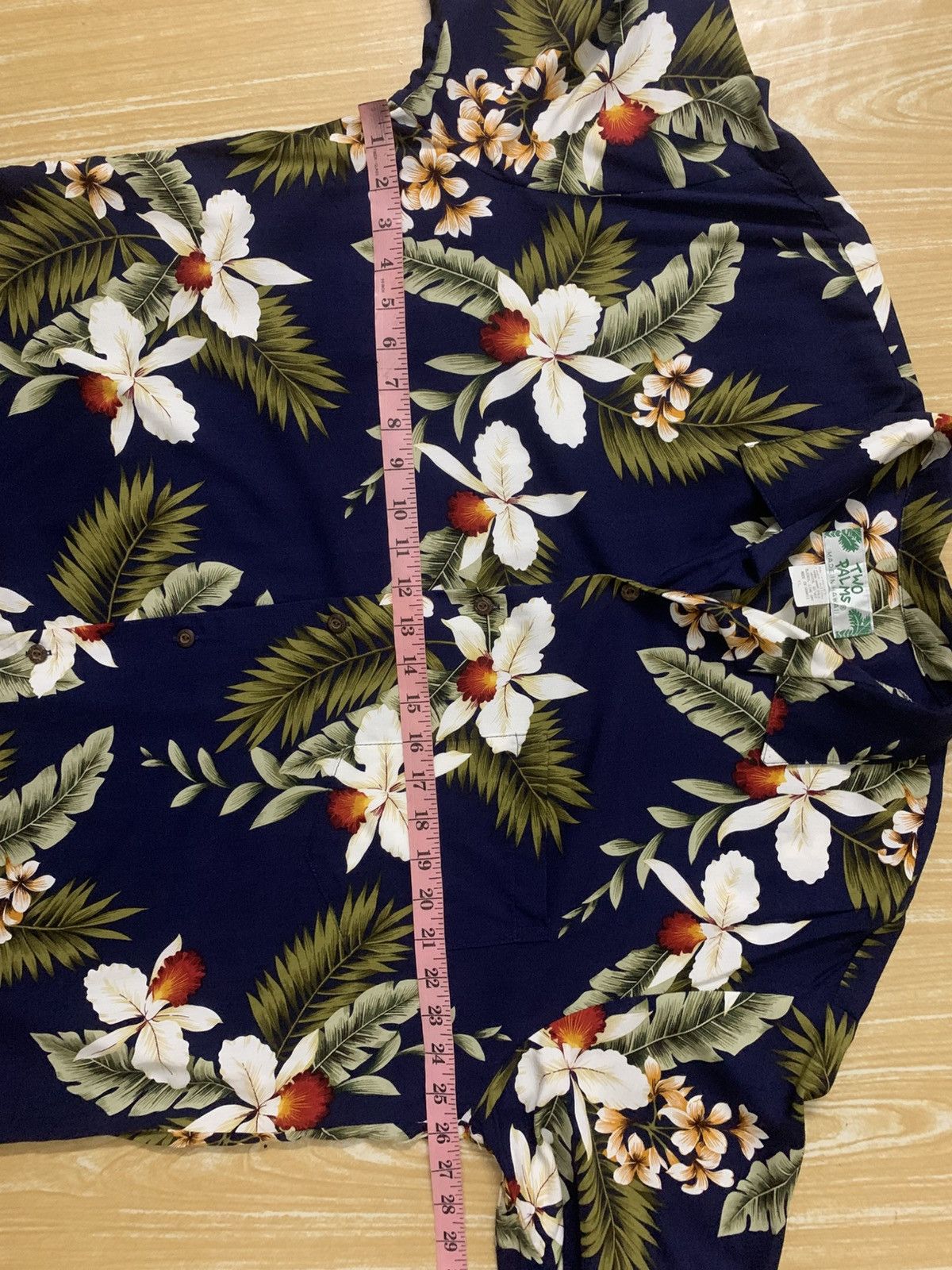 Vintage Vintage 80s 100% Rayon Shirt Two Palm Hawaii Size US XL / EU 56 / 4 - 17 Thumbnail
