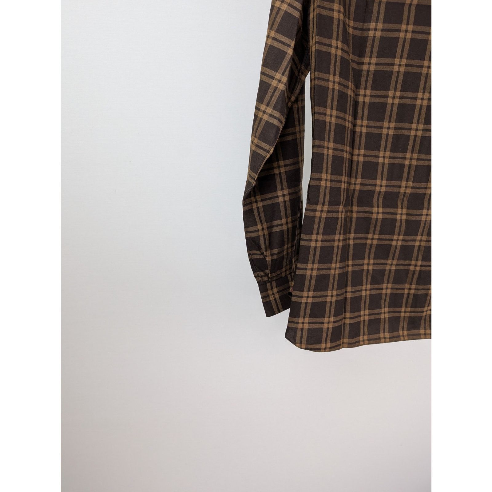 Isaia o1rshd1 CC20 Checked Button up Shirt in Multicolor Size US S / EU 44-46 / 1 - 14 Thumbnail