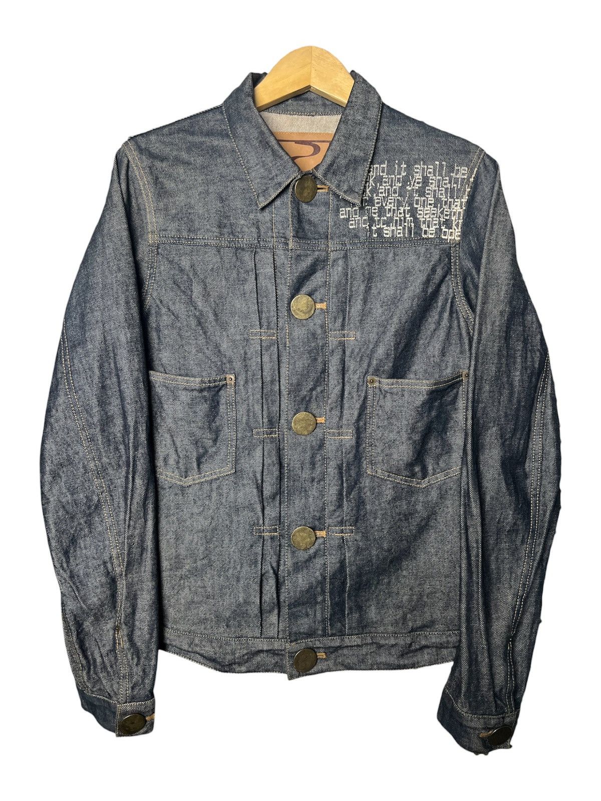 Beauty Beast Archive Beauty Beast Type 2 Poem Denim Jacket Size US M / EU 48-50 / 2 - 1 Thumbnail