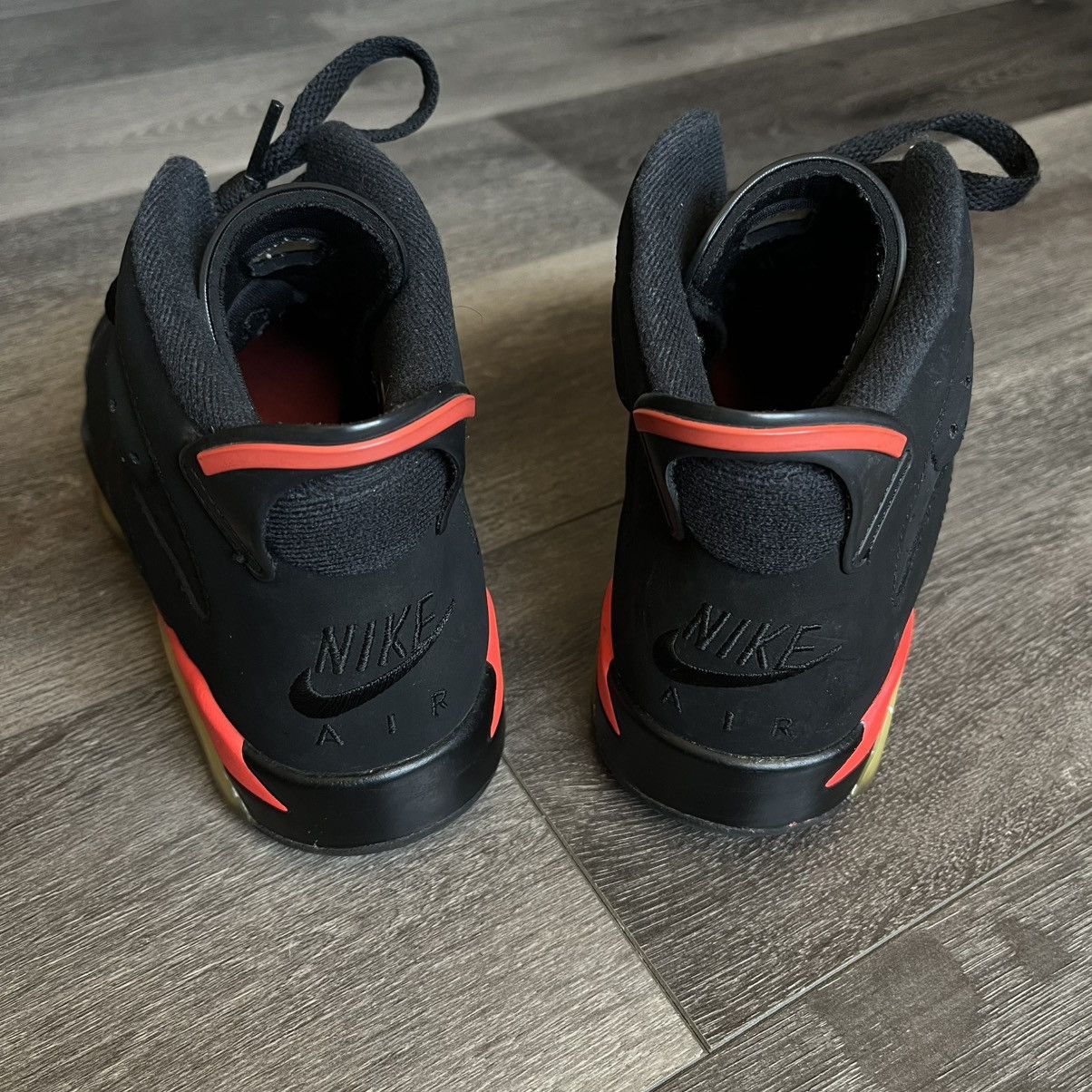 Jordan Brand Air Jordan 6 VI Retro Black Infrared 2019 GS Size 6.5Y Shoes Size US 6.5 / EU 39-40 - 5 Thumbnail