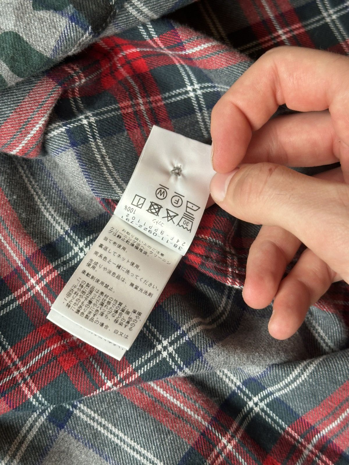 Beams Plus × Palace Palace X Beams+ printed camo tartan button-up shirt Size US XL / EU 56 / 4 - 7 Thumbnail
