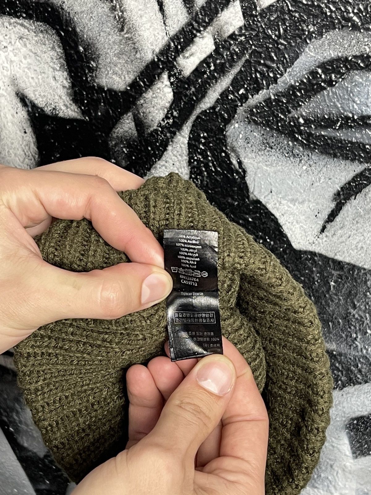 Rab Rab Vintage Outdoor Hiking Green Acrylic Trawler Beanie Hat One Size Size ONE SIZE - 6 Thumbnail