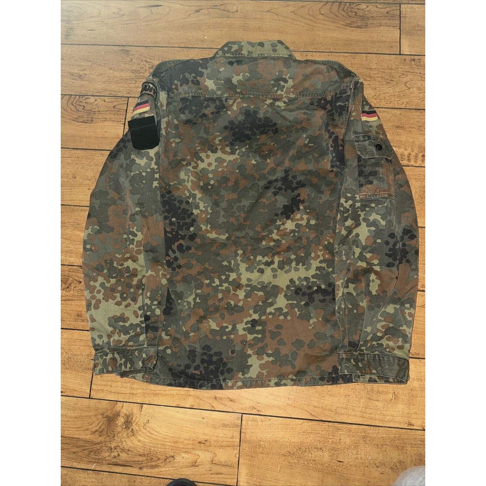 Other Vintage Germany Camo Military Jacket Medium 20x25 Green Size US M / EU 48-50 / 2 - 6 Thumbnail