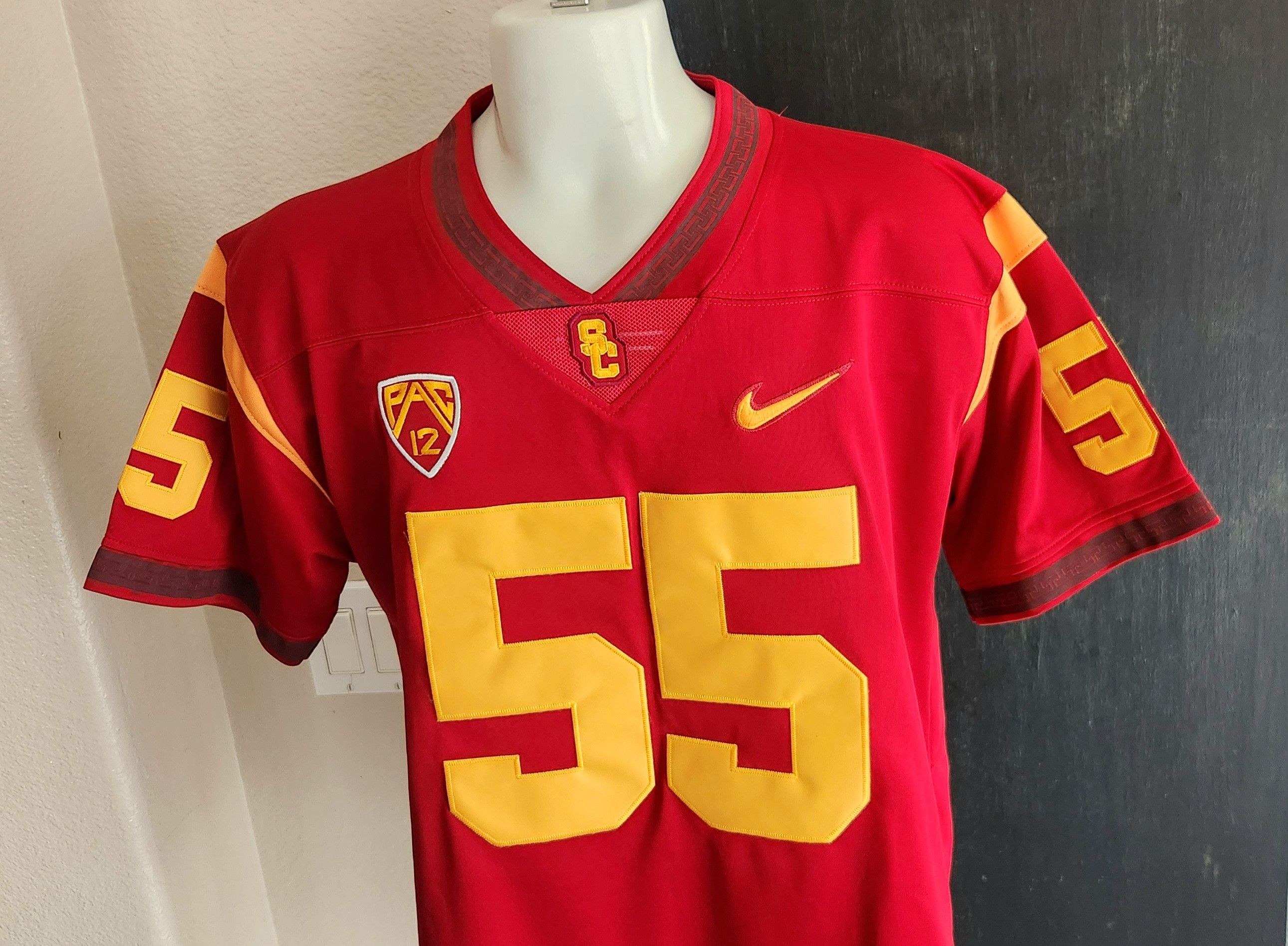 Nike USC Trojans Nike Vintage Junior Seau #55 Vtg 90s NCAA Pack10 Size US M / EU 48-50 / 2 - 2 Thumbnail