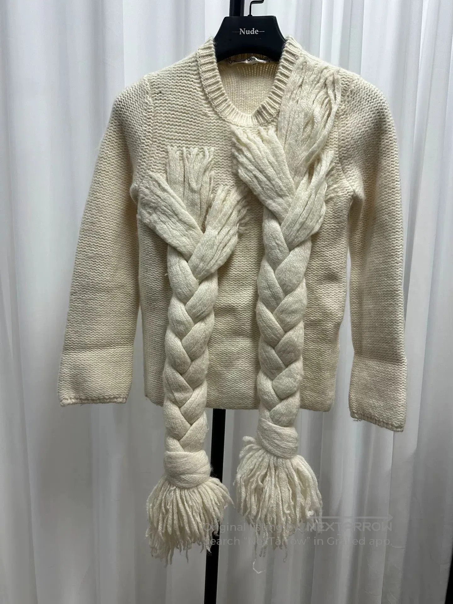 Comme des Garcons Comme des Garcons Braided Wool Sweater. Size XS / US 0-2 / IT 36-38 - 1 Thumbnail