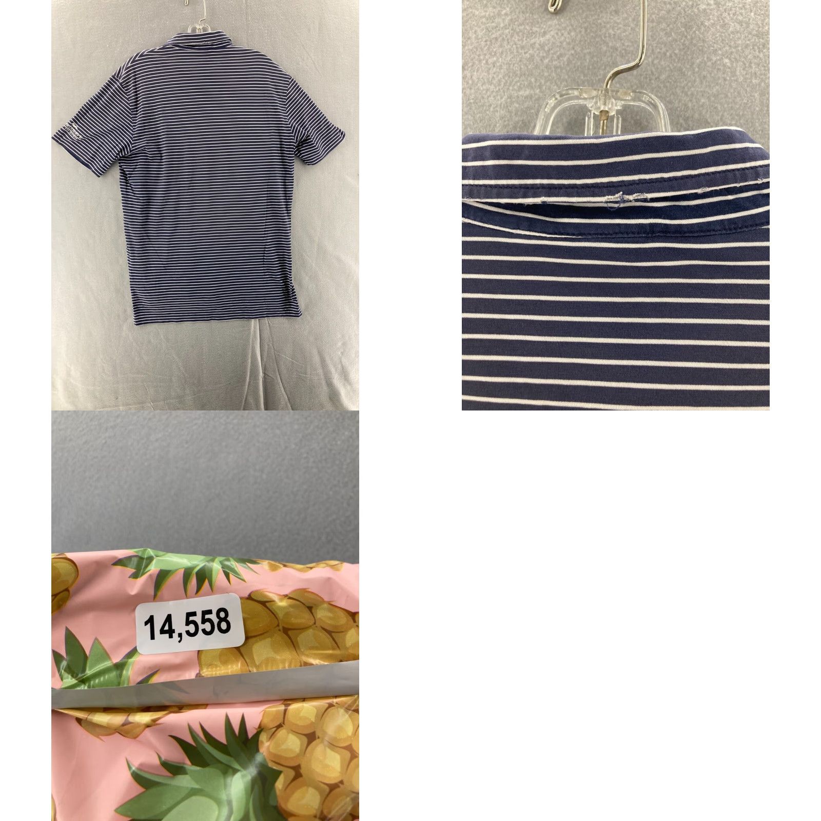 Polo Ralph Lauren Polo Ralph Lauren Shirt Mens Medium Blue Striped Short Sleeve Casual Adult Size US M / EU 48-50 / 2 - 8 Thumbnail