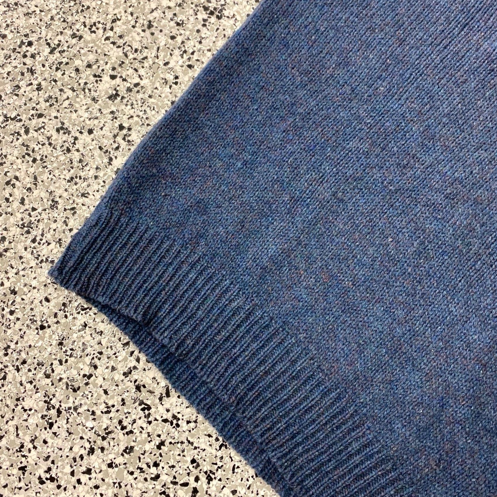 Vintage VINTAGE Northern Isles Wool Sweater Cardigan Mountain Blue M Women Long Sleeve Mock Neck Full Zip 80s 90s USA Art style Size M / US 6-8 / IT 42-44 - 4 Thumbnail