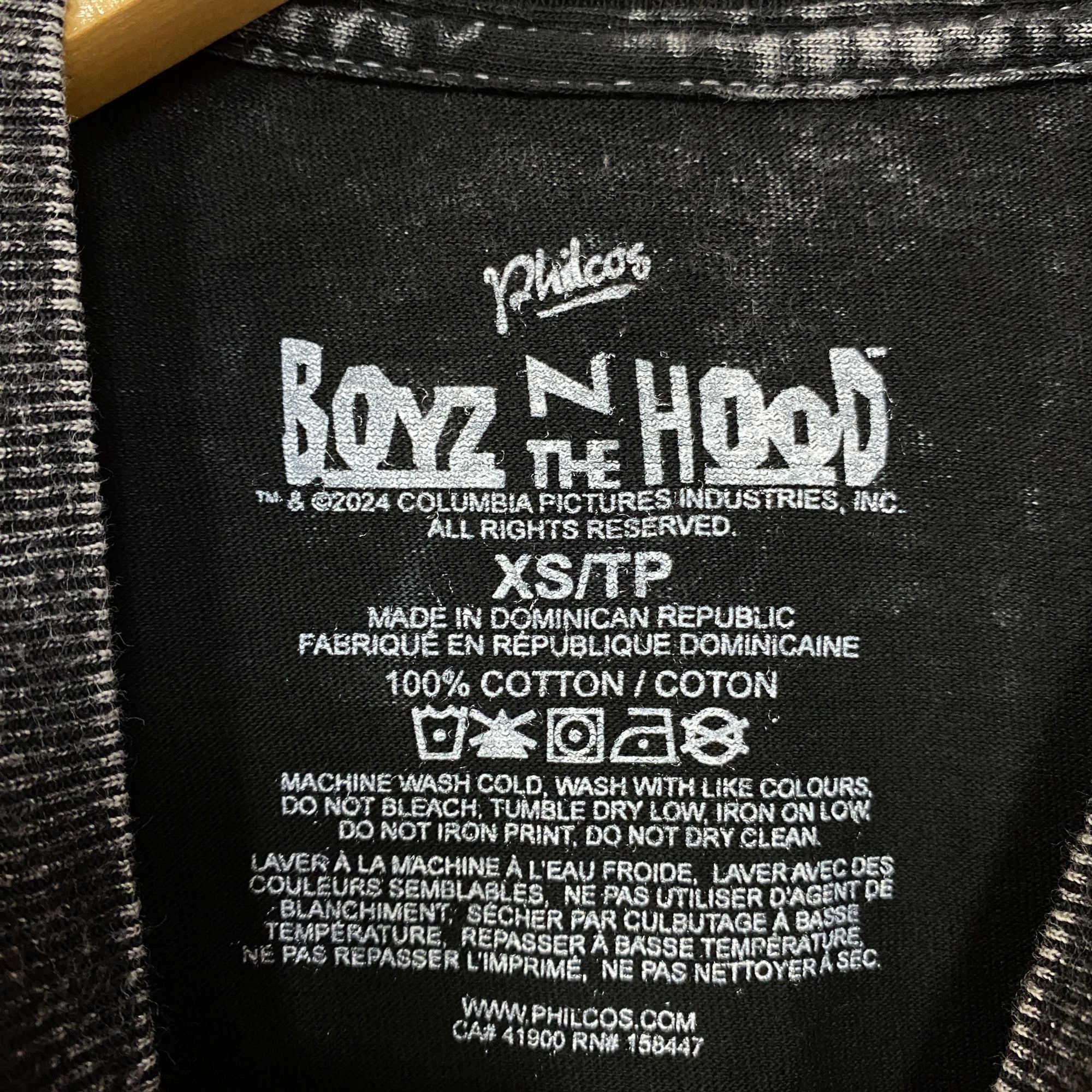 Rap Tees Boyz In The Hood Ice Cube Mineral Wash T-Shirt Extra Small Size US XS / EU 42 / 0 - 4 Thumbnail