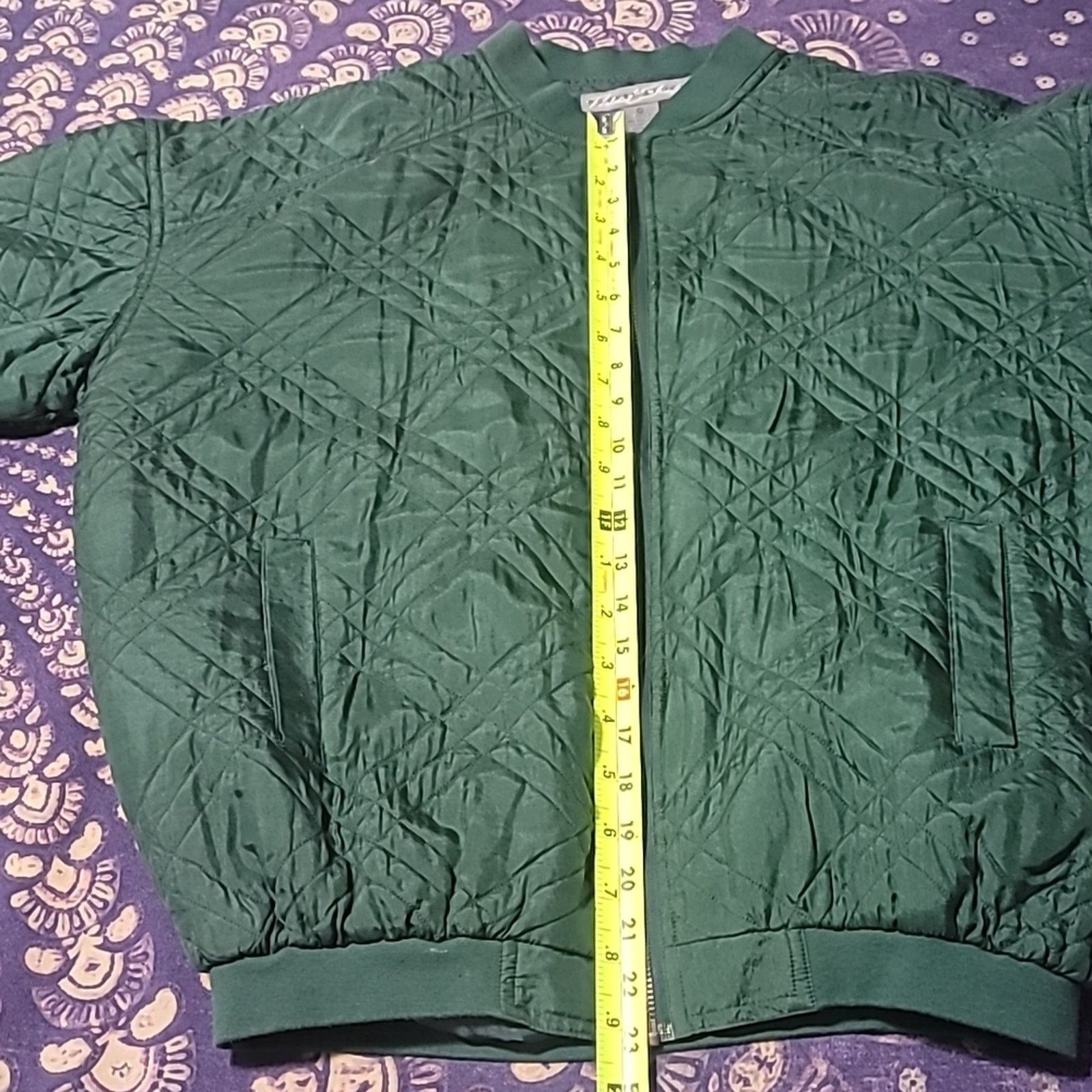 Robert Stock Rico y Suave Silk Quilted Bomber Jacket 90s-supreme Size L / US 10 / IT 46 - 9 Thumbnail