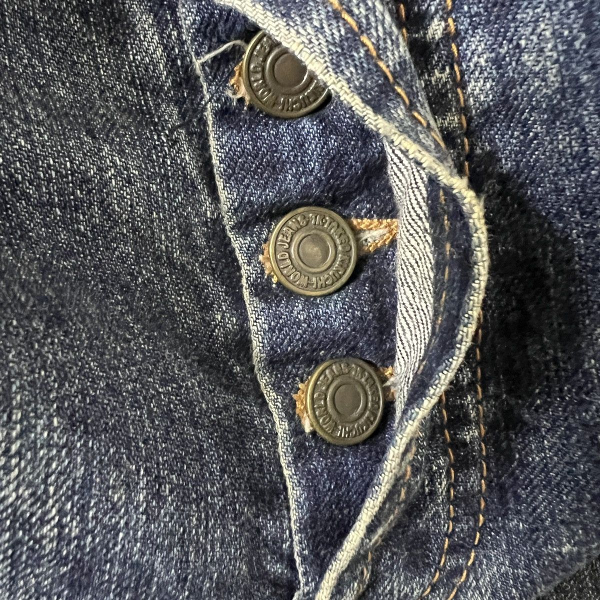 Japanese Brand VTG TAKEO KIKUCHI PATCHWORK JEAN Size US 36 / EU 52 - 7 Thumbnail