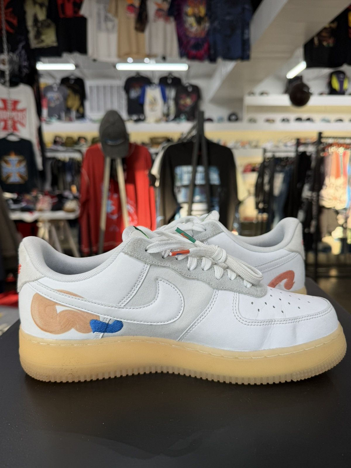 Nike Nike Air Force 1 Low Mayumi Yamase White Size 9 (2021) Size US 9 / EU 42 - 3 Thumbnail