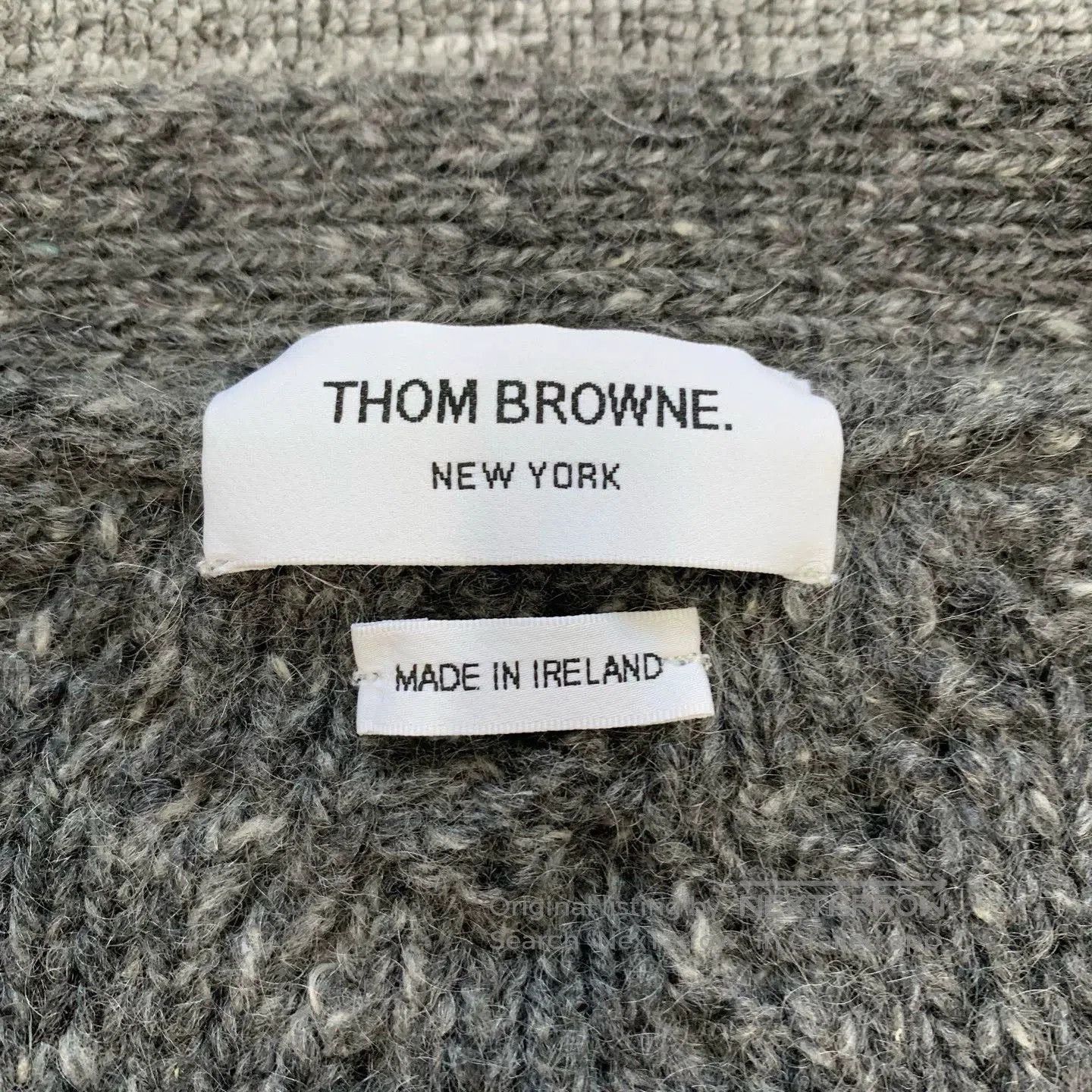 Thom Browne Thom Browne Grey Wool Knit Cardigan. Size US S / EU 44-46 / 1 - 6 Thumbnail