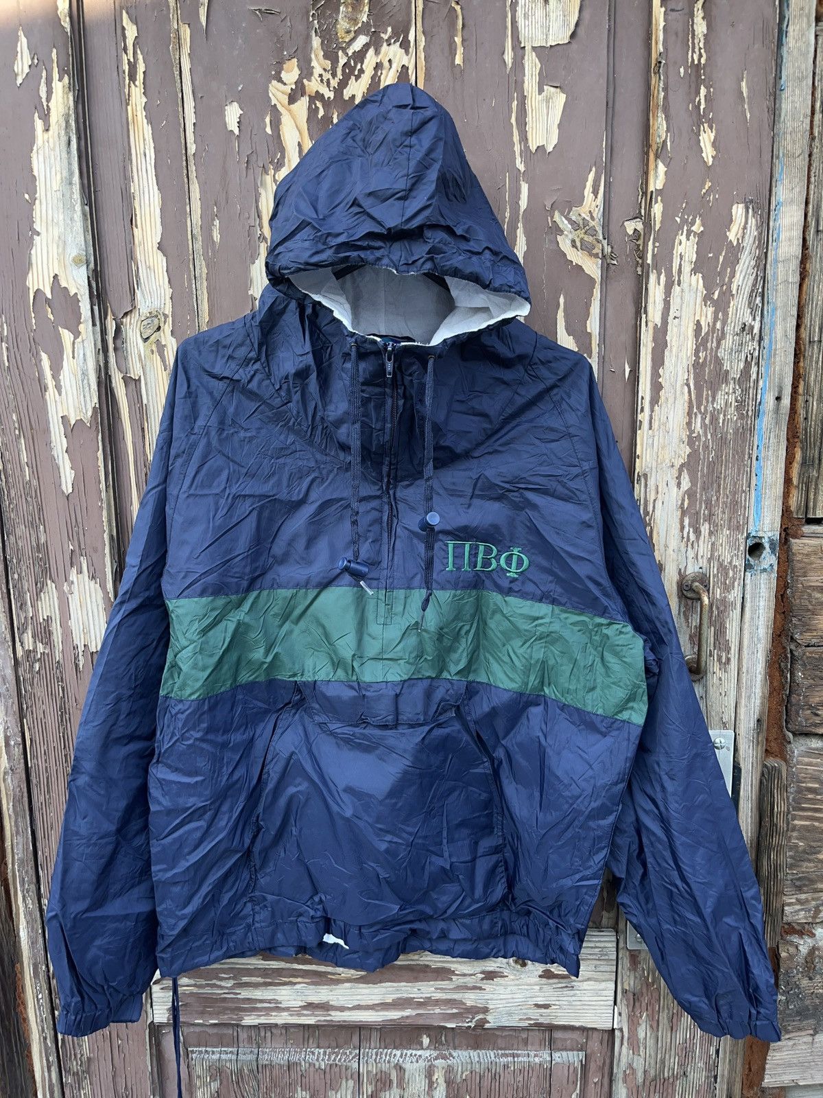 Vintage Vintage Pi Beta Phi Fraternity Monmouth College Windbreaker Size US M / EU 48-50 / 2 - 1 Thumbnail