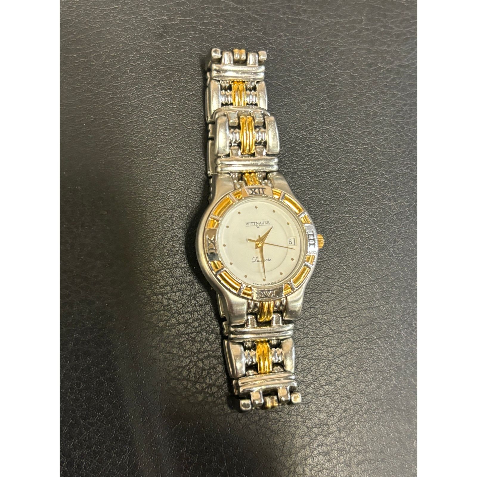 Wittnauer Vintage Wittnauer Laureate 2-Tone Women’s Watch! New Battery Size ONE SIZE - 7 Thumbnail