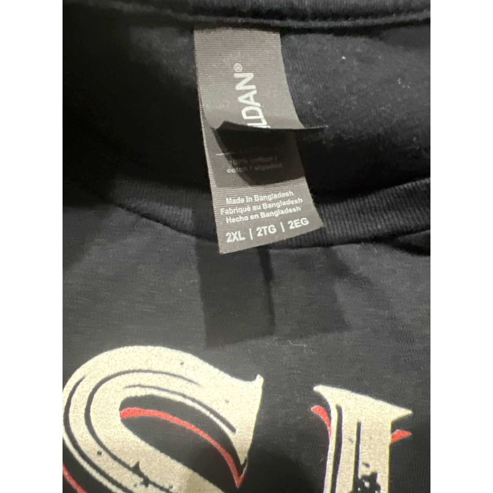Gildan VINTAGE Gildan T-Shirt Jesus Is My Savior Trump Is My President Black 2XL Mens Size US XXL / EU 58 / 5 - 5 Thumbnail
