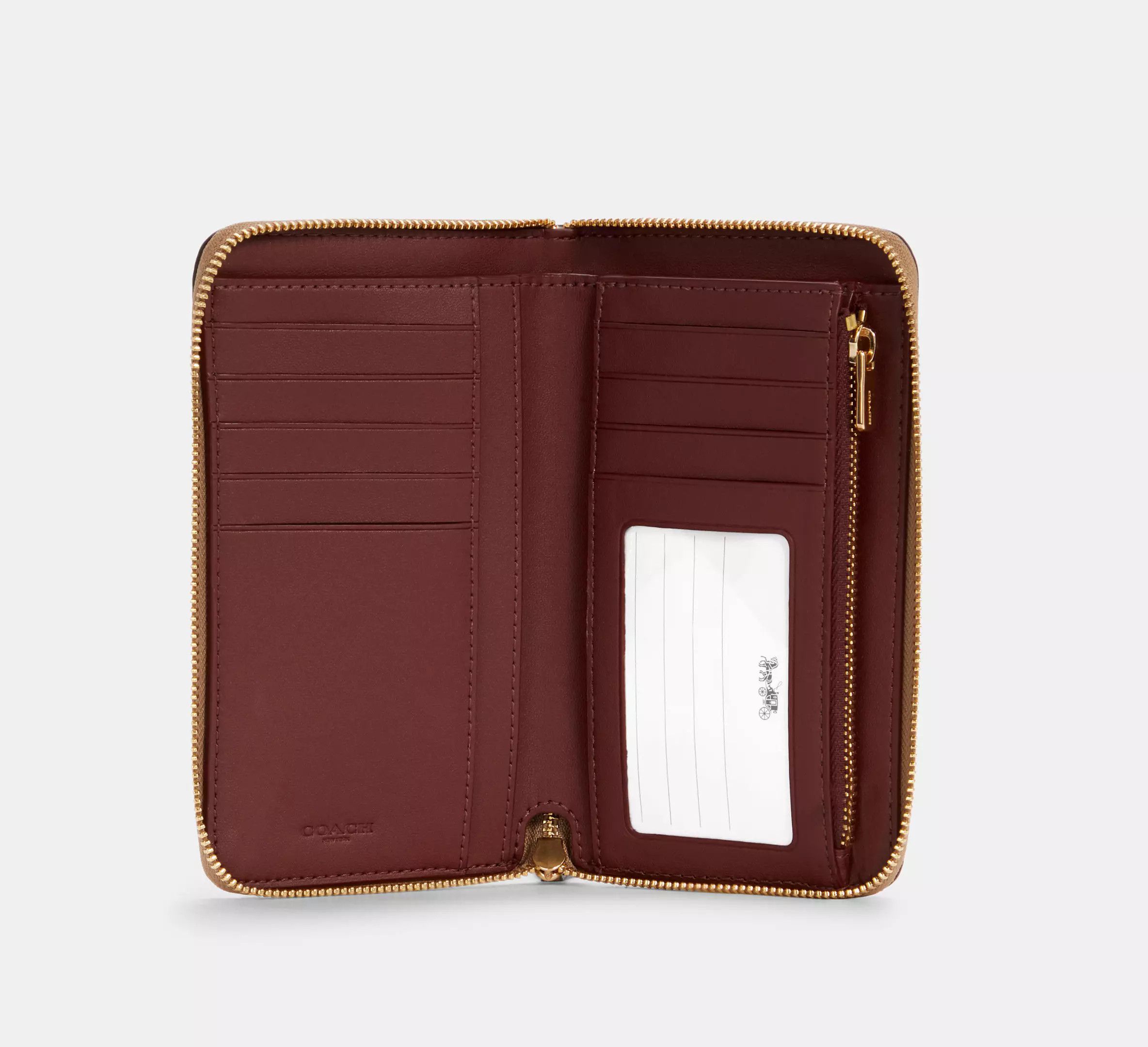 Coach Medium Id Zip Wallet C4124 Size ONE SIZE - 4 Thumbnail