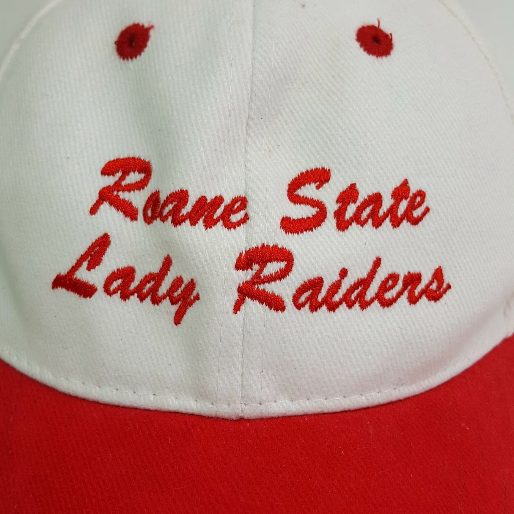 Etro VINTAGE Lady Raiders Hat Baseball Cap Retro College Snapback ATT Headwear Unisex Adjustable Twill White 90s Y2K Sports Basketball University Colleg e Size ONE SIZE - 4 Thumbnail