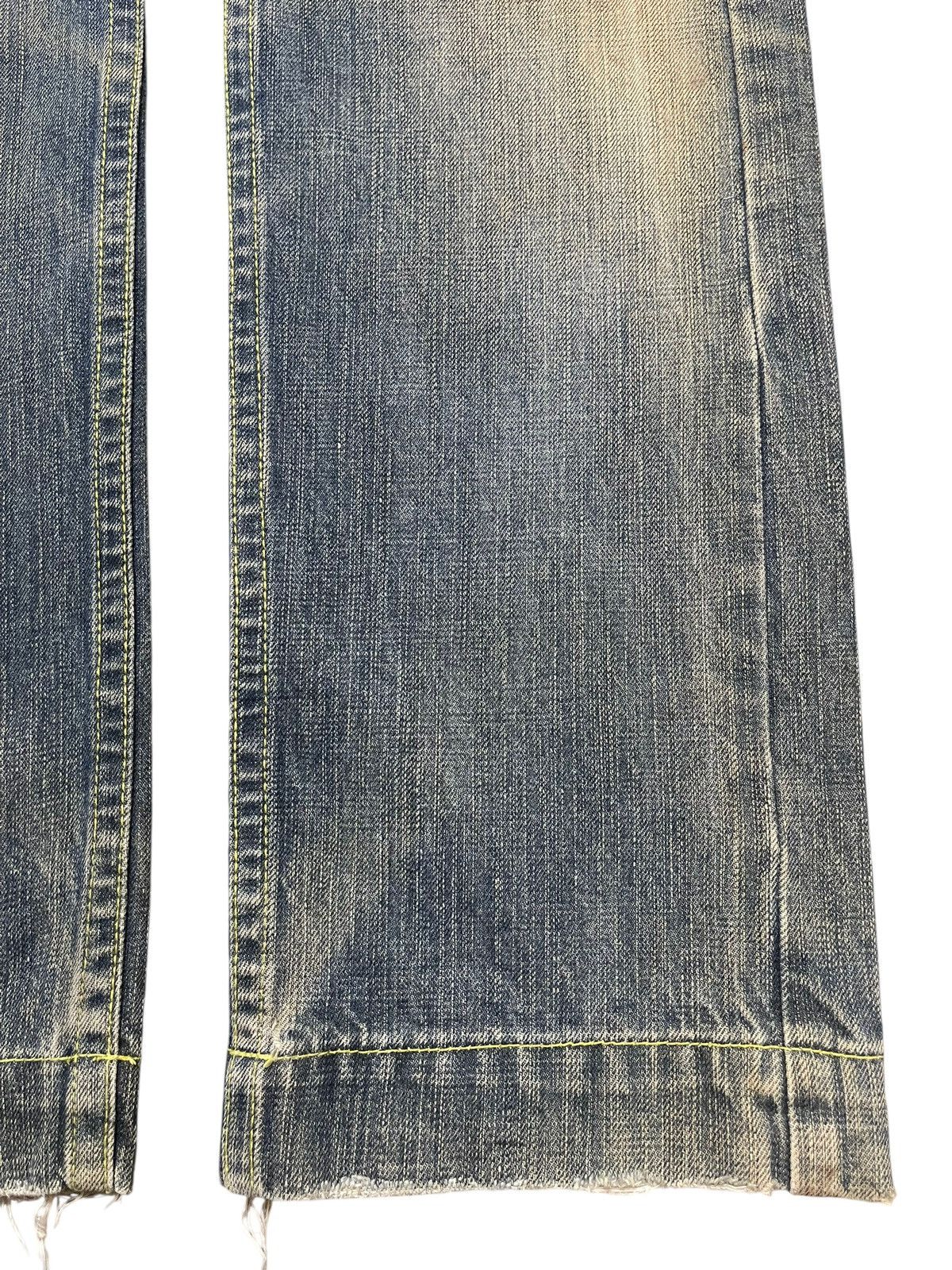 Hysteric Glamour Vintage Japanese Brand Mud Style Wash Distress Loose Jeans Size US 30 / EU 46 - 8 Thumbnail