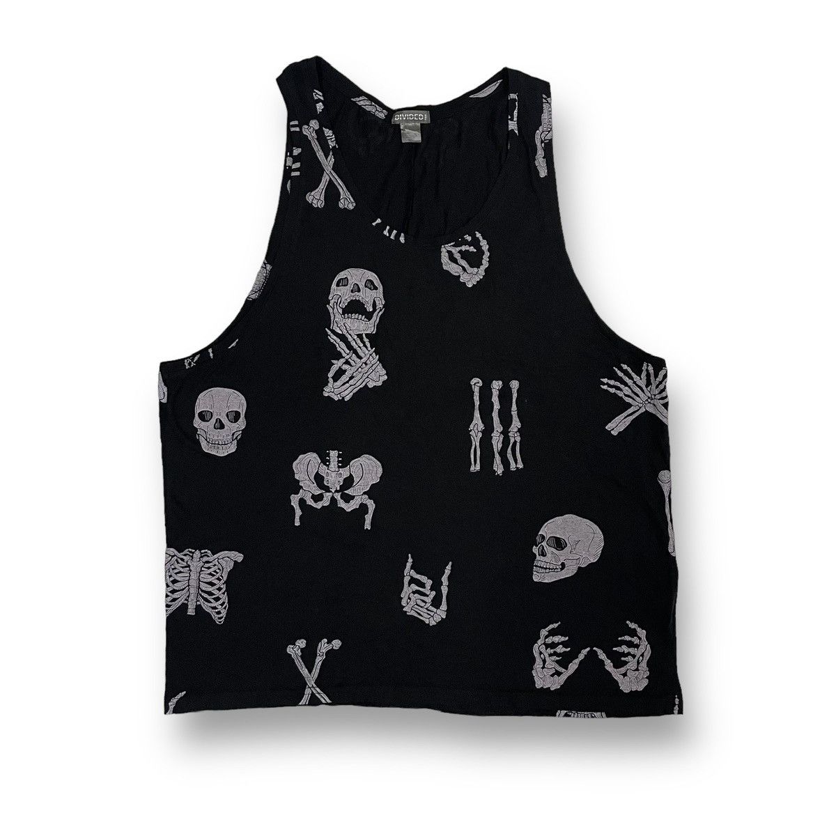 If Six Was Nine SKELETON TANK TOP Y2K Size US L / EU 52-54 / 3 - 6 Thumbnail
