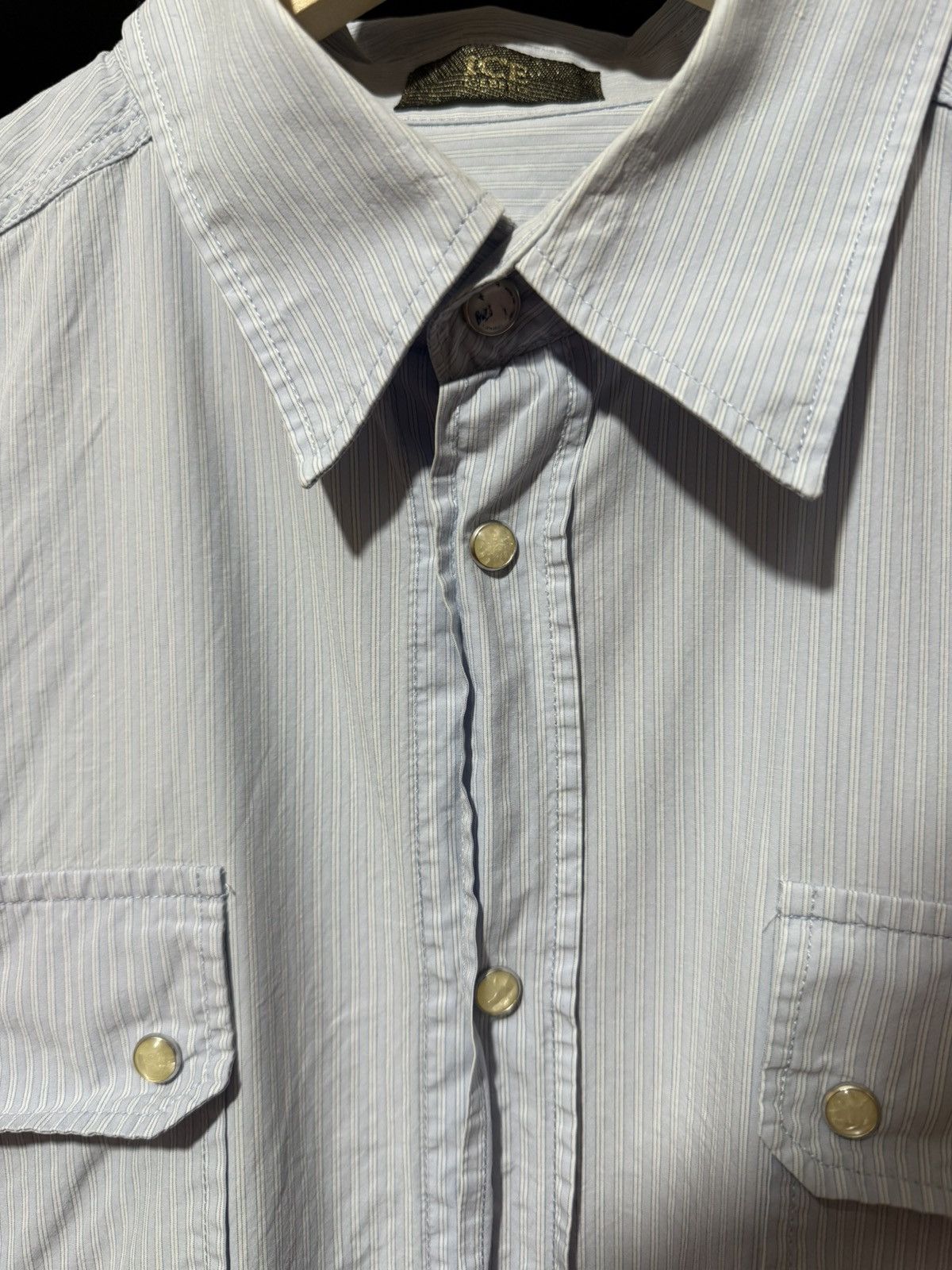Iceberg Vintage Luxury Iceberg Classic Luxury Button Up Shirt Size US XL / EU 56 / 4 - 7 Thumbnail