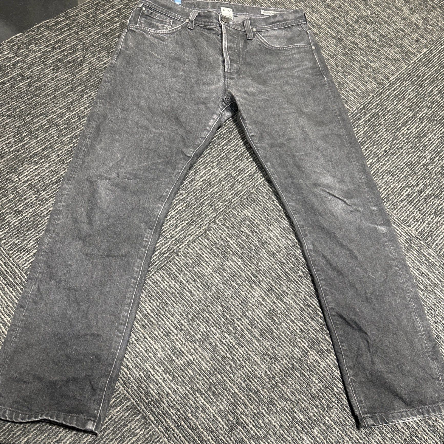 Citizens Of Humanity VINTAGE Citizens of Humanity Core Slim Straight Jeans Won Washed Black 32/27 Men Slim 5-Pocket Jeans City Streetwear Size US 32 / EU 48 - 6 Thumbnail