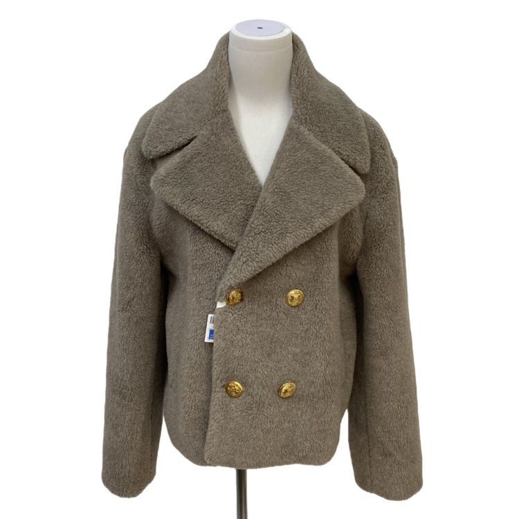 Celine Celine Teddy Wool Blend Double Breasted Coat Size 34 Size XS / US 0-2 / IT 36-38 - 1 Thumbnail