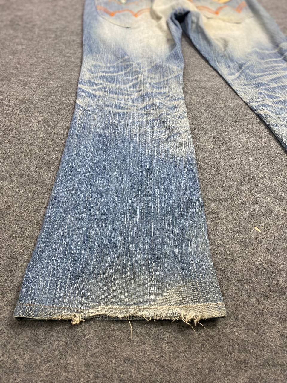 Edwin vintage edwin xv faded design bootcut flare denim Size US 38 / EU 54 - 8 Thumbnail