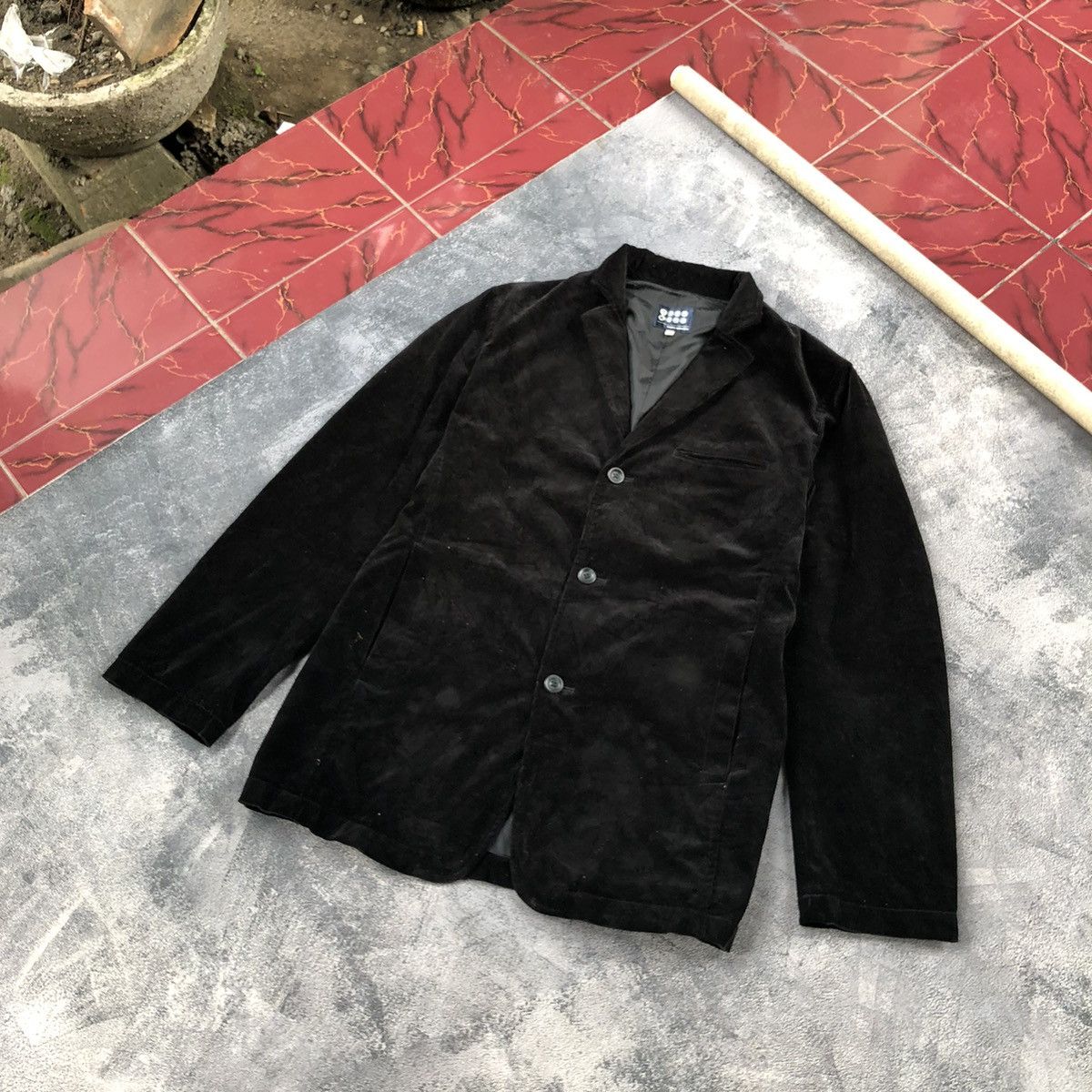 Takeo Kikuchi Blazer Outer Courduroy By Takeo KIKUCHI Good Condition Size 40S - 3 Thumbnail