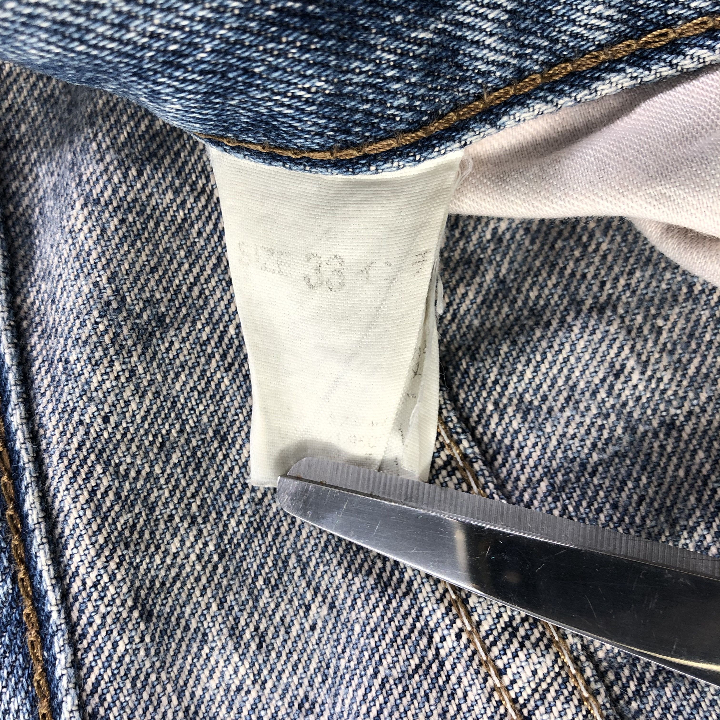 Levi's Vintage Levis 533 Jeans Medium Wash Denim KJ2121 Size US 33 - 10 Thumbnail