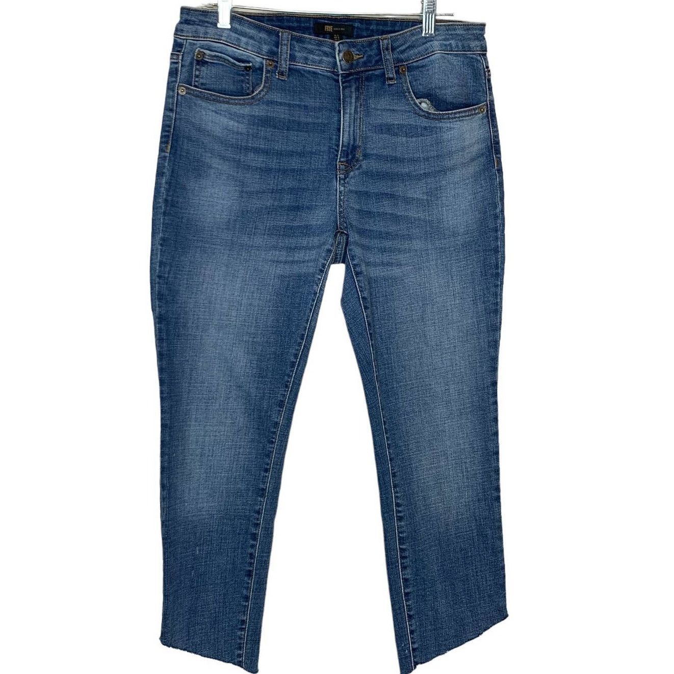 Frye FRYE Jeans Cropped Ankle Raw Hem SZ 8 Size 30" / US 8 / IT 44 - 1 Thumbnail