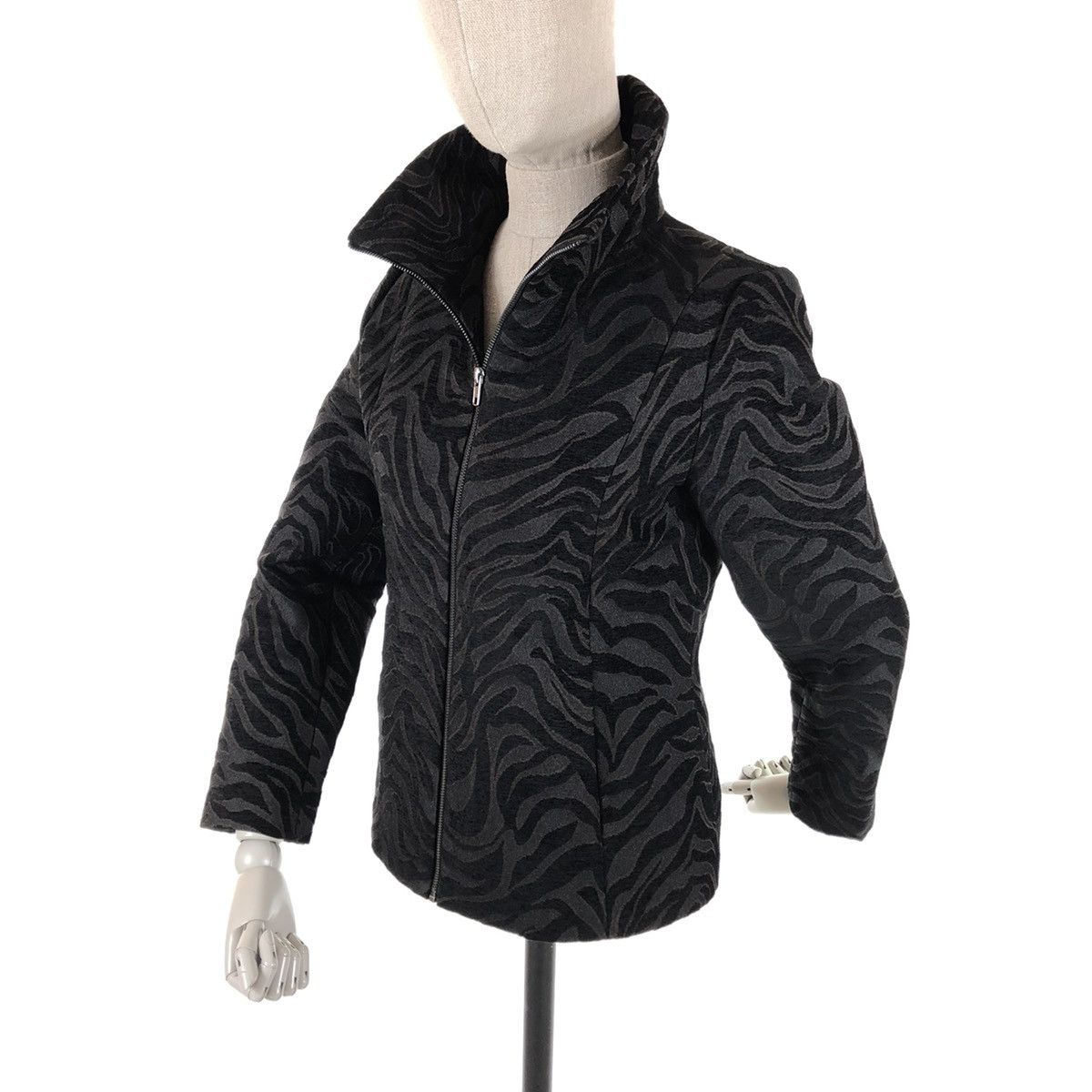 Desigual × Japanese Brand × Missoni DESIGUAL Lilosa Designer Full-Zip Long Sleeve Bomber Coat Down Jacket Size S / US 4 / IT 40 - 6 Thumbnail