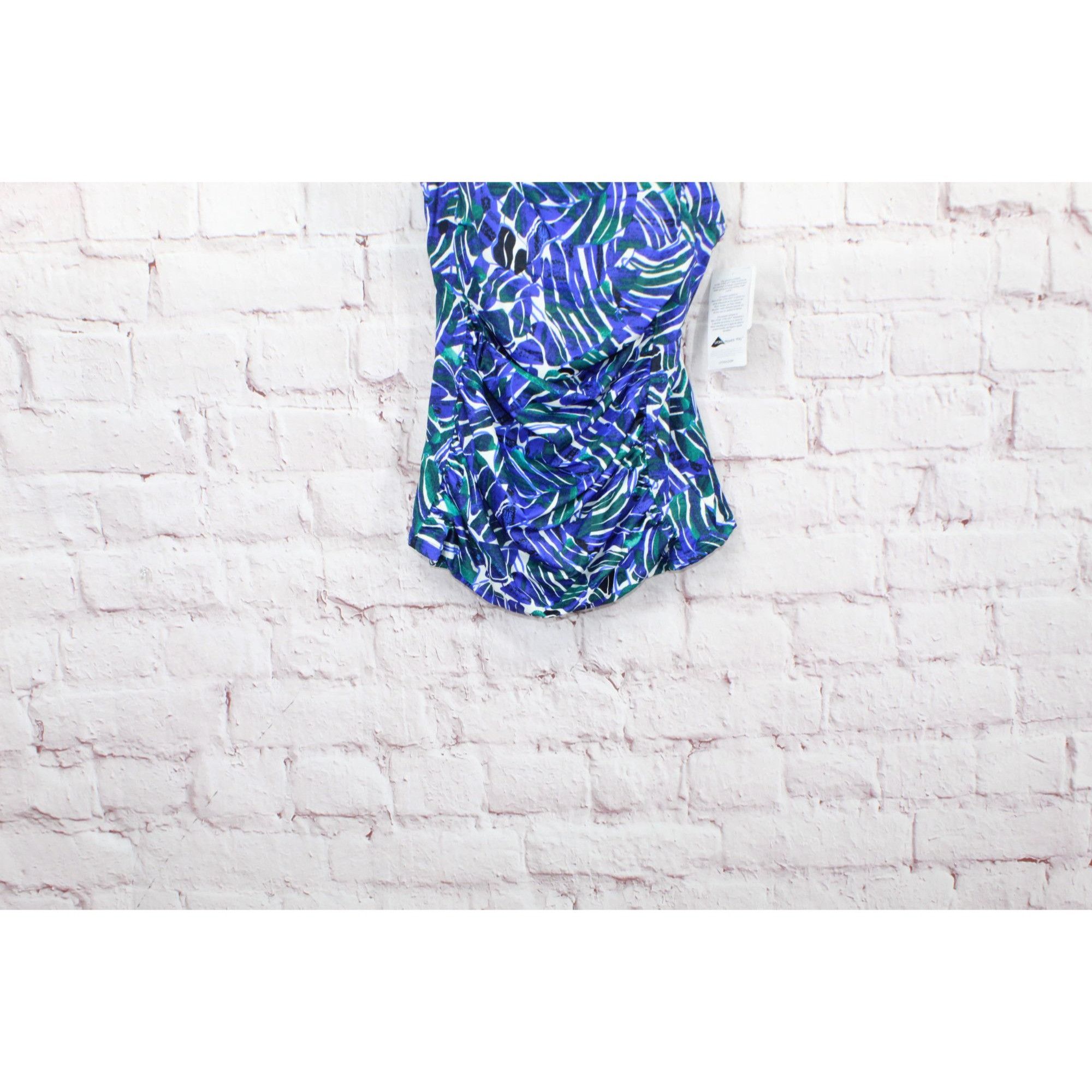 L.L. Bean × Swims LL Bean Women's Mix Match Swimwear Squareneck Tankini Print Size S / US 4 / IT 40 - 3 Thumbnail