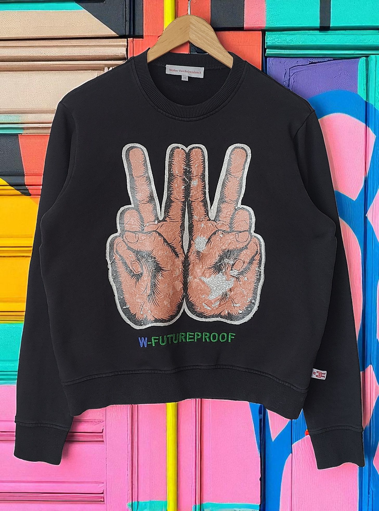 Walter Van Beirendonck Peace W-Futureproof Sweatshirt