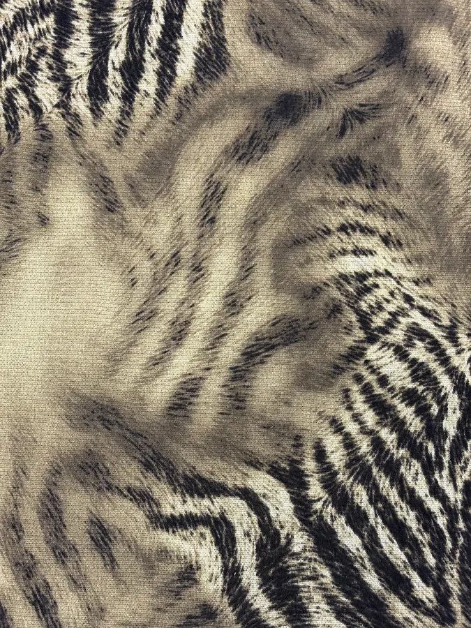Roberto Cavalli FW2001 Roberto Cavalli Faded Safari Zebra Dress Size M / US 6-8 / IT 42-44 - 5 Thumbnail