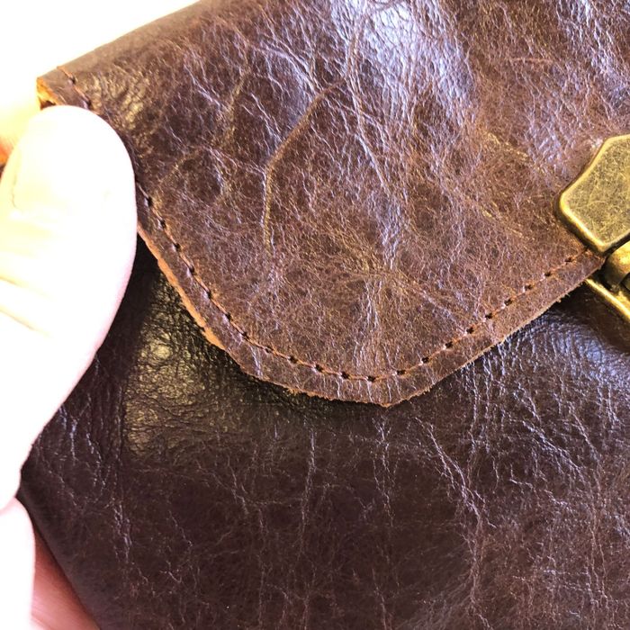 Unkwn 70's Artesanias Bufalo Shoulder Bag BUFFALO SKIN Purse Grailed