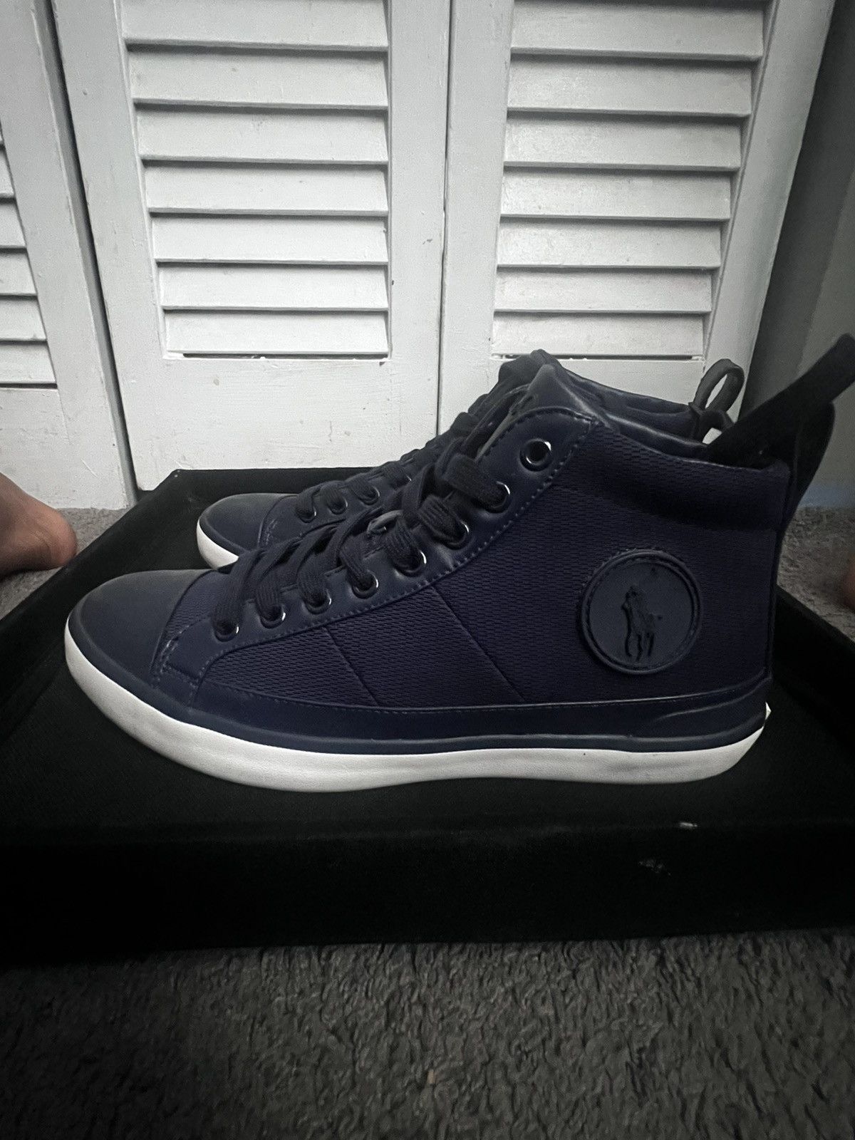Polo Ralph Lauren Polo Ralph Lauren casual/formal high top sneaker Size US 8 / EU 41 - 3 Thumbnail