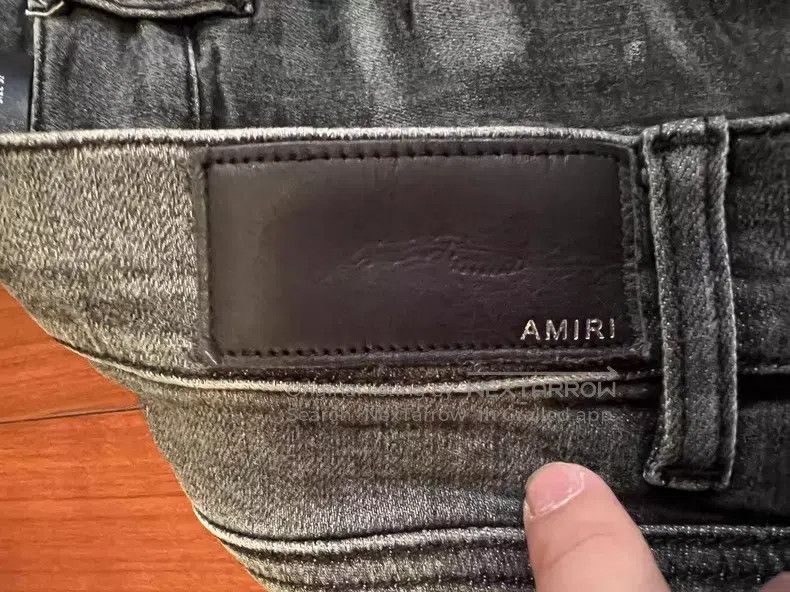 Amiri Amiri Splattered Destroyed Dark Grey Jeans Size 32 Size US 32 / EU 48 - 4 Thumbnail