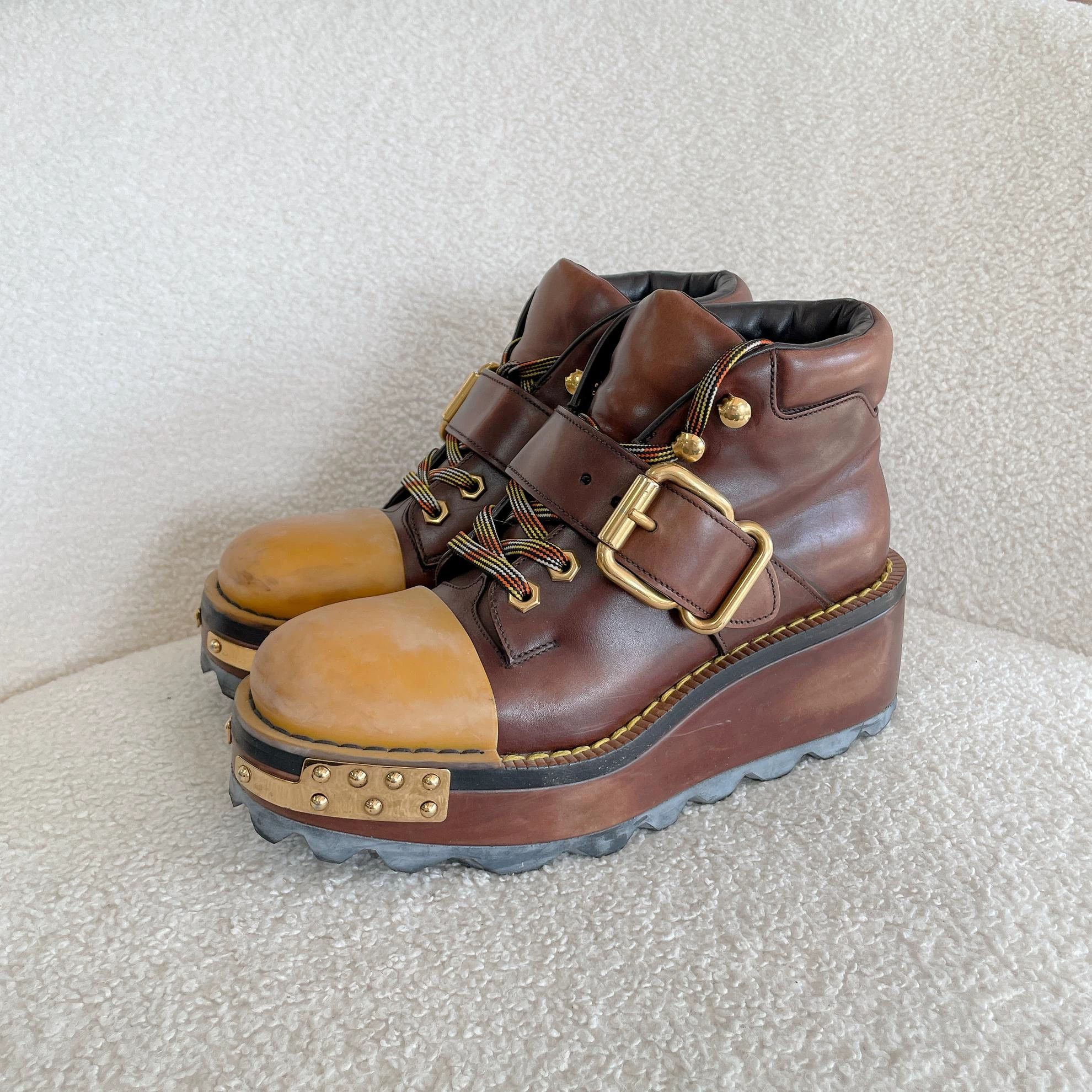 Prada Prada 1947 color blocked platform 37 EU Size US 7 / IT 37 - 1 Thumbnail