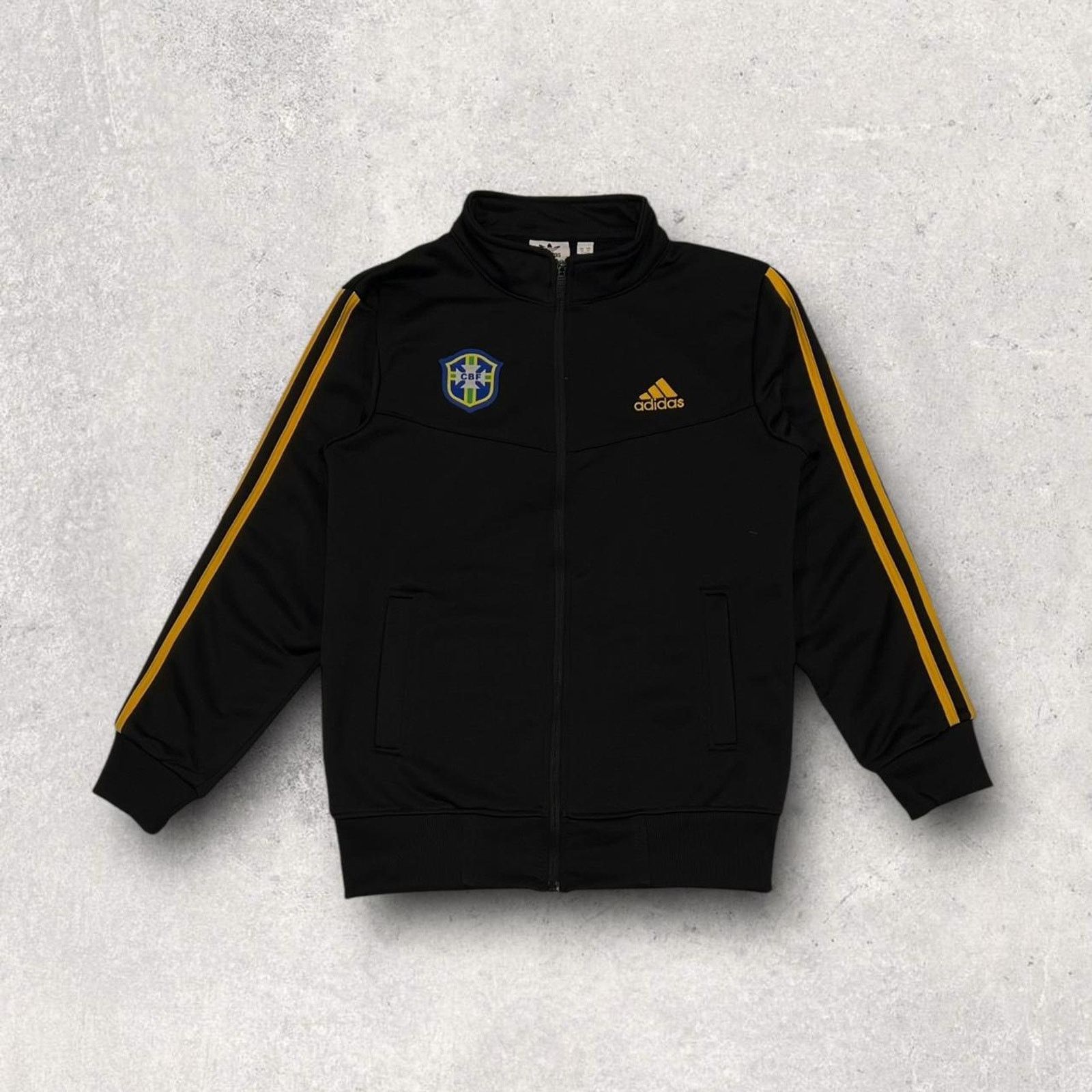 Adidas Adidas x Brazil CBF Black Zip Up Sportswear Track Jacket Size US M / EU 48-50 / 2 - 1 Thumbnail