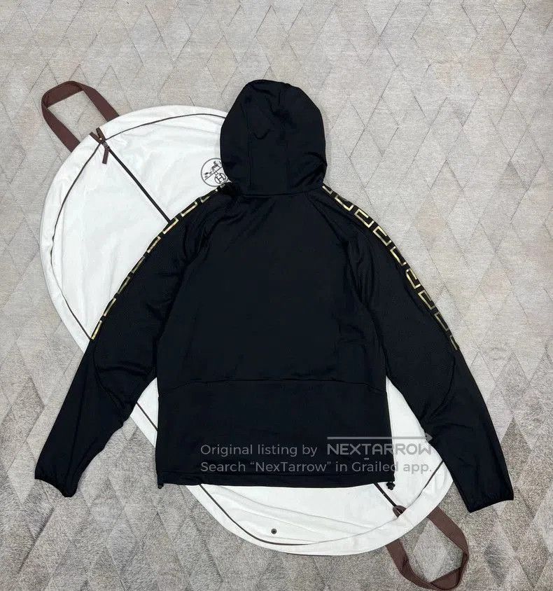Versace Versace Gold Trim Baroque Hooded Jacket. Size US L / EU 52-54 / 3 - 5 Thumbnail