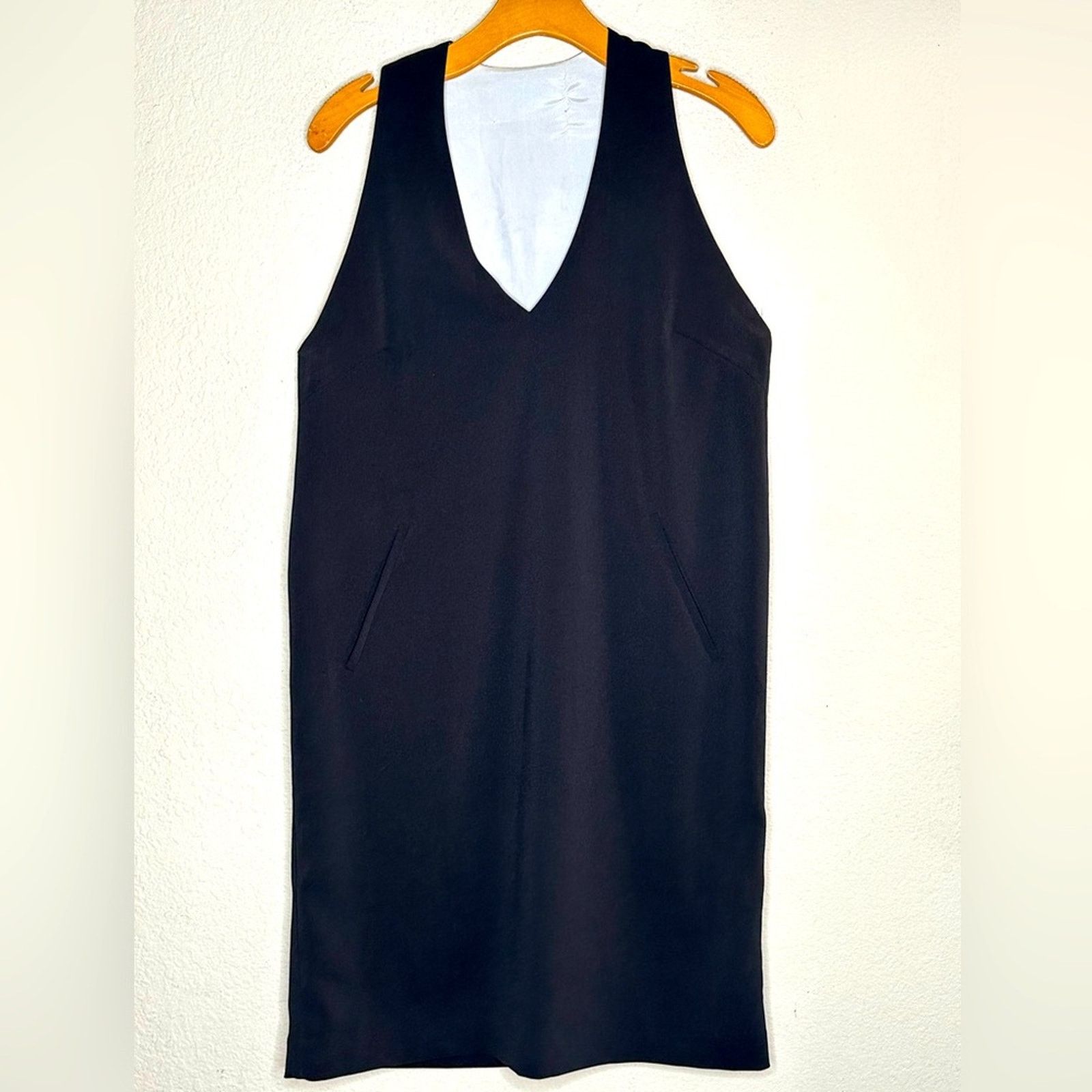 Brochu Walker Brochu Walker Aude Shift Crepe Dress Minimalist Black Small Size S / US 4 / IT 40 - 3 Thumbnail
