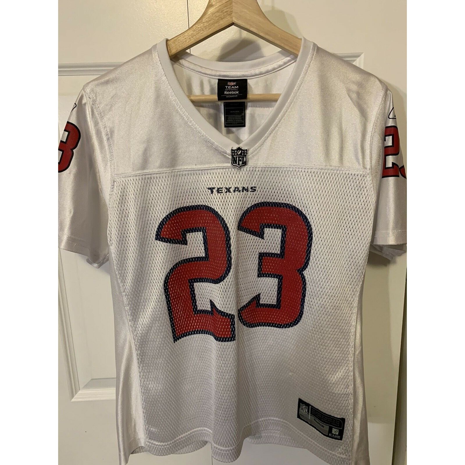 Reebok Reebok NFL Houston Texans Women's Size L #23 Foster Jersey Size L / US 10 / IT 46 - 6 Thumbnail