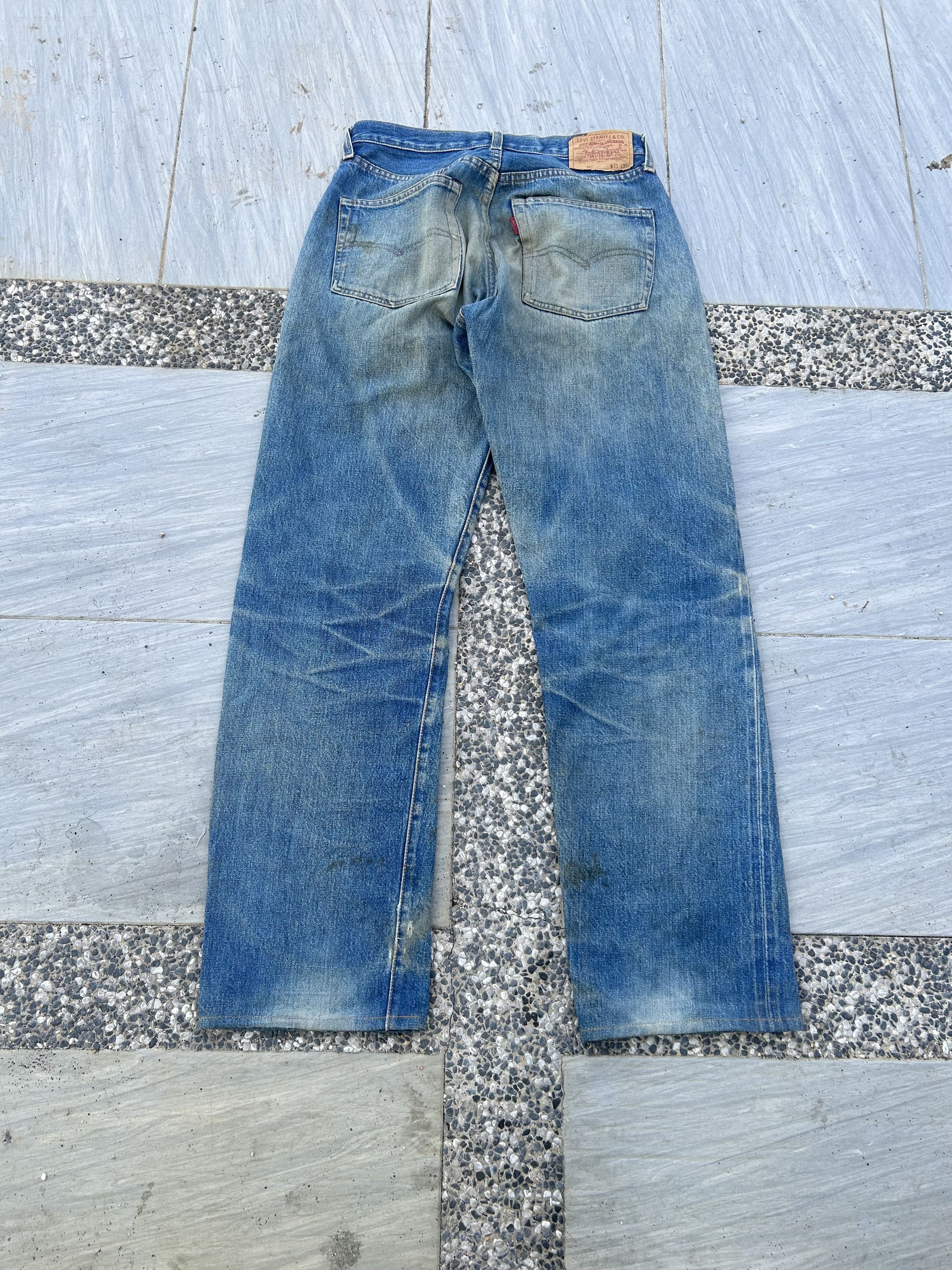 Levi's Vintage Clothing Trashed distressed vintage Levis Big E Lvc 110years Size US 30 / EU 46 - 5 Thumbnail