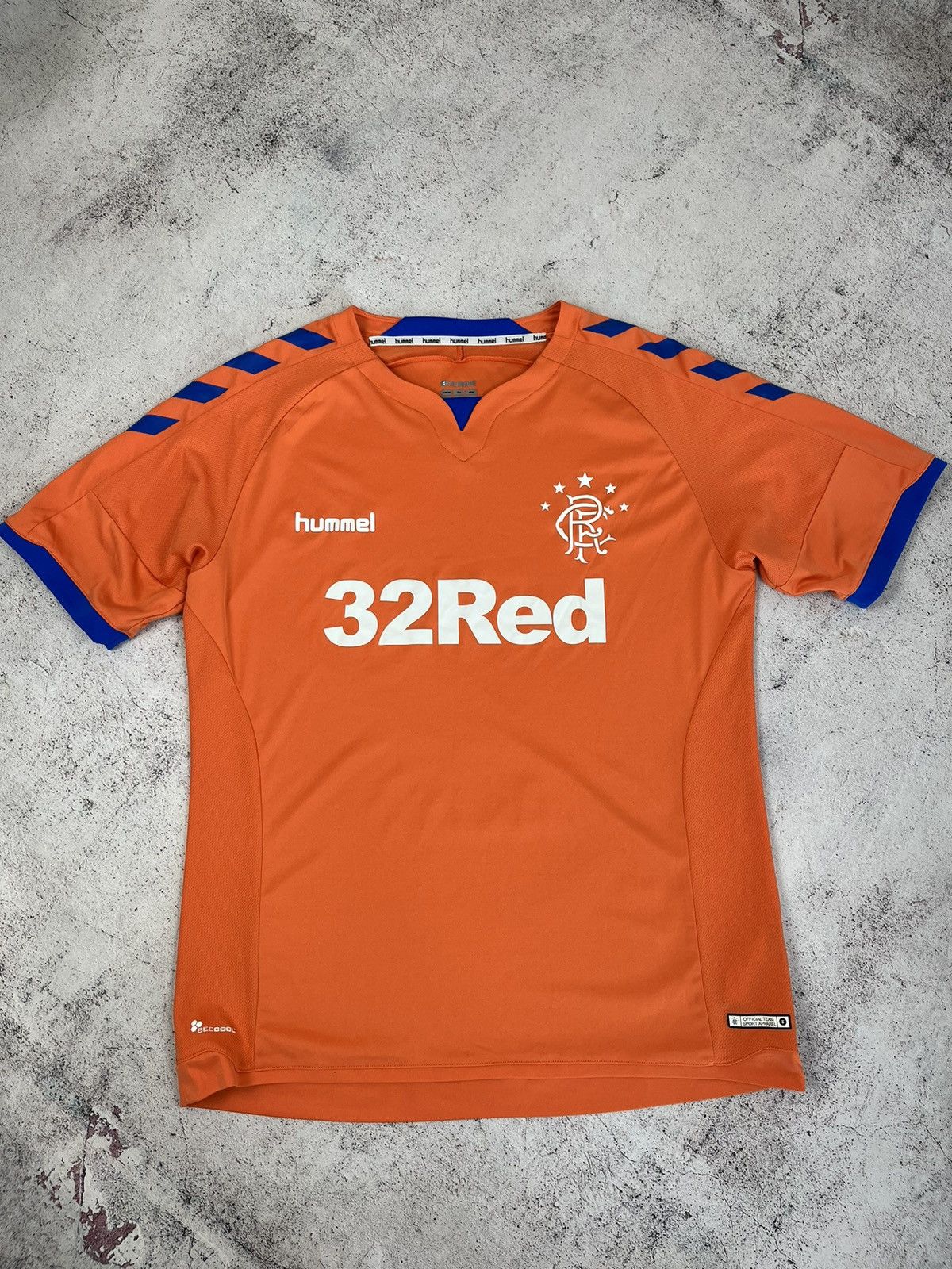 Hummel GLASGOW RANGERS 2018 2019 THIRD SOCCER JERSEY HUMMEL Size US L / EU 52-54 / 3 - 2 Thumbnail